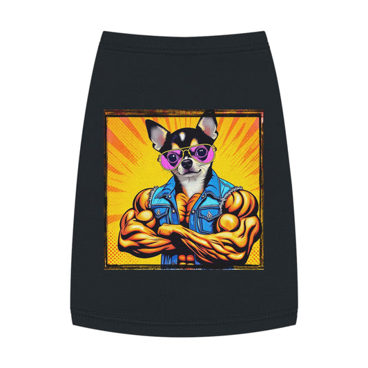 Pet Tank Top Chihuahua Pets Printify M Black