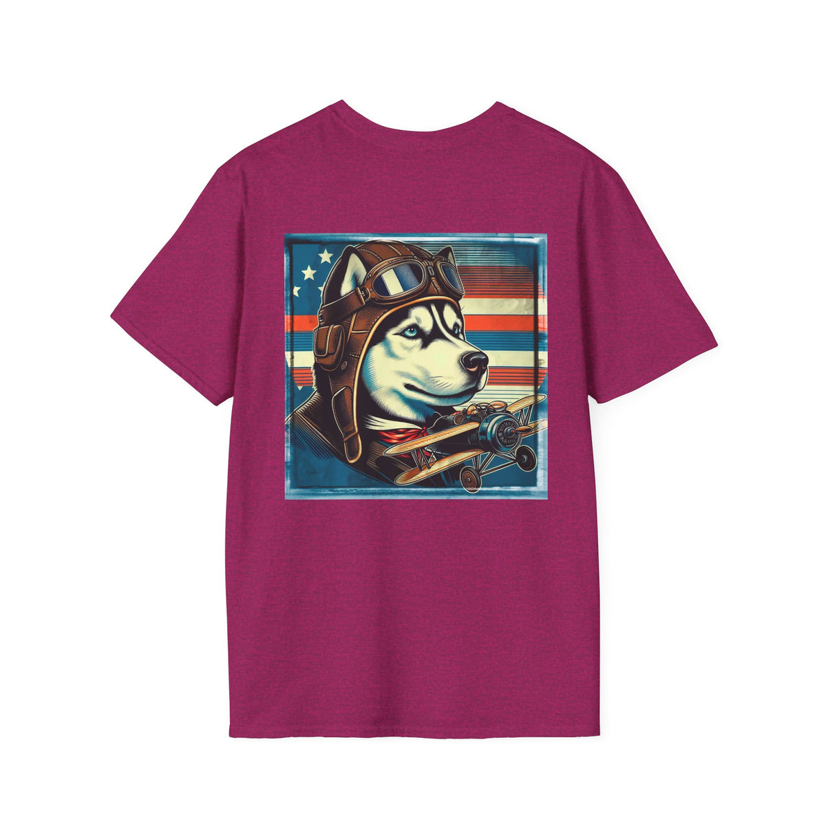 Husky hero shirt Back Design