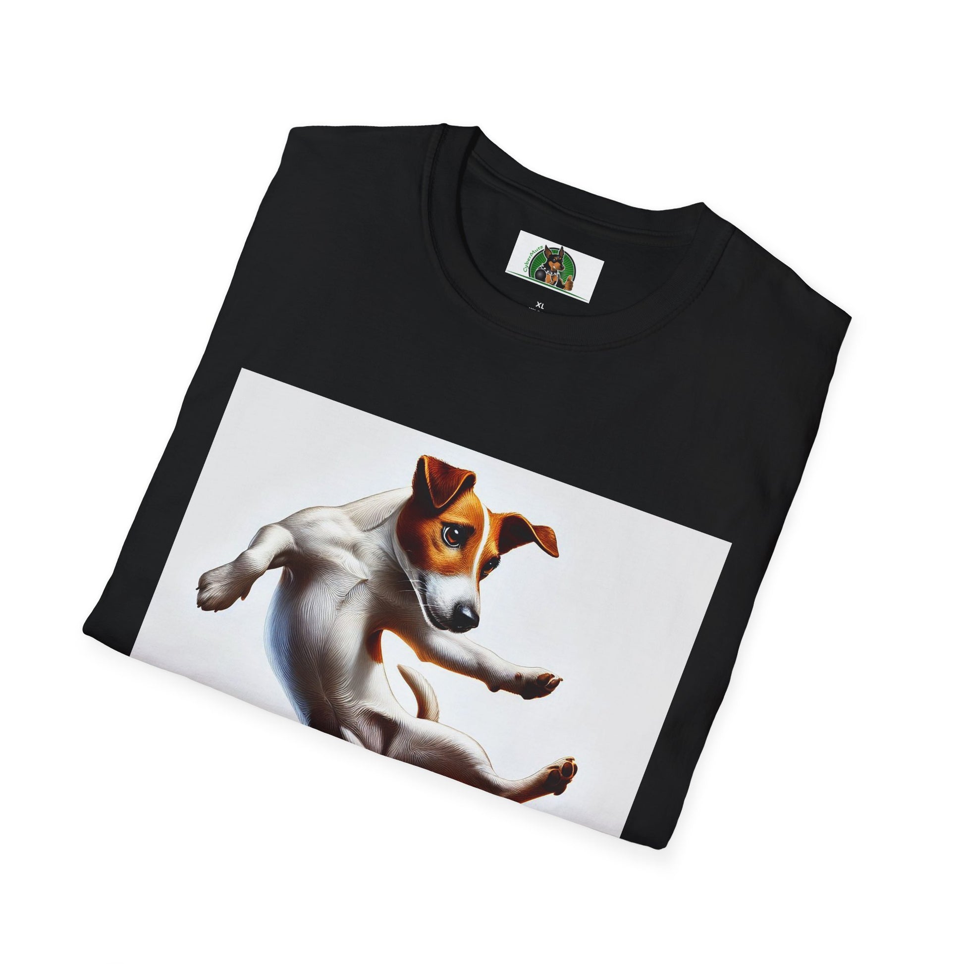 Dancing Jack Russell Tee T-Shirt Printify