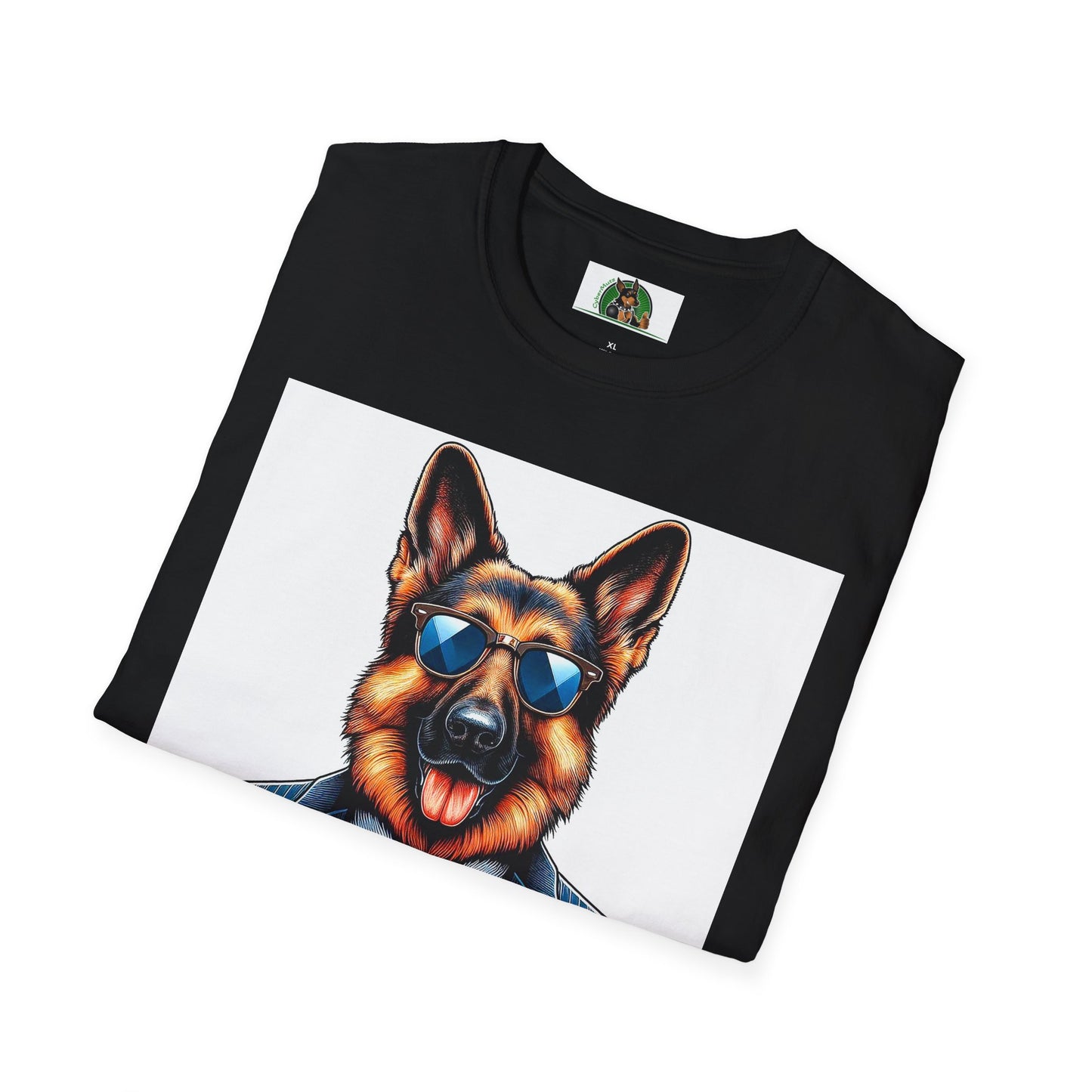 German Shepherd business suit shirt