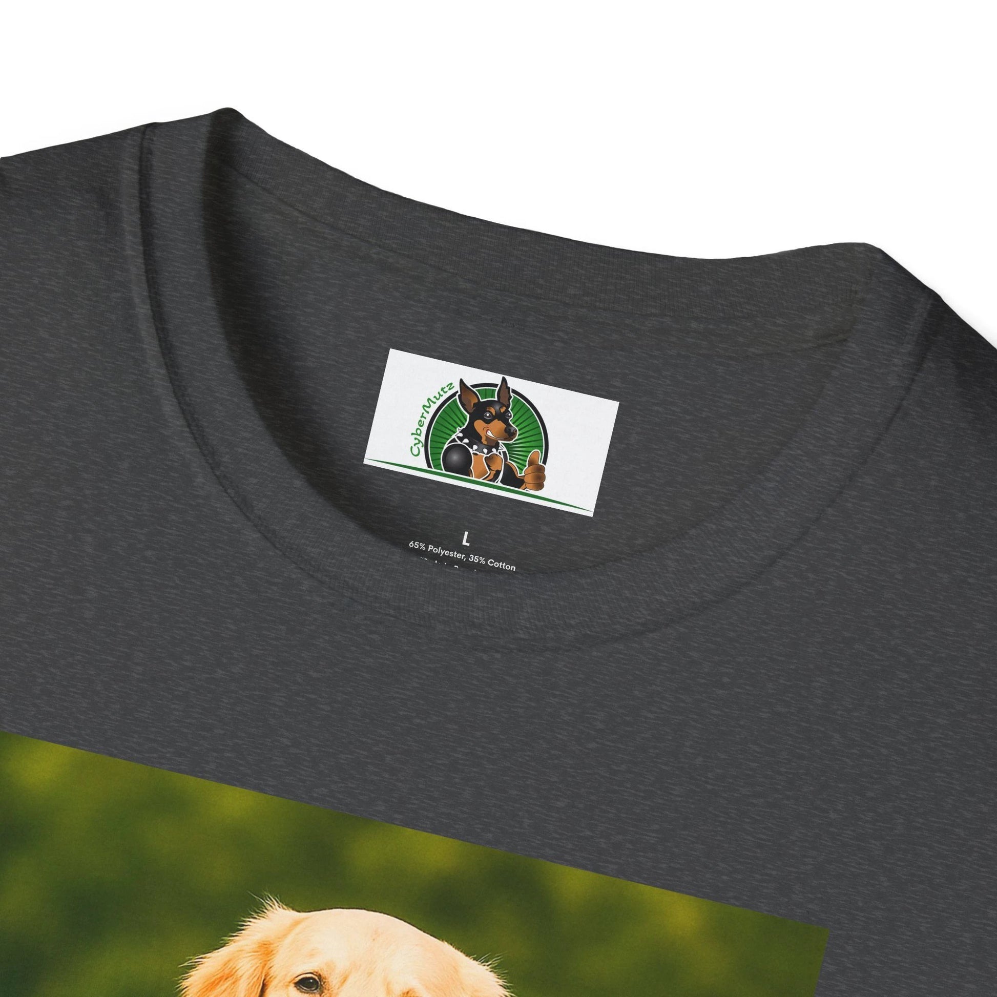 Golden Retriever Playing Soccer T-Shirt — Dog Soccer Tee Sports T-Shirt Printify
