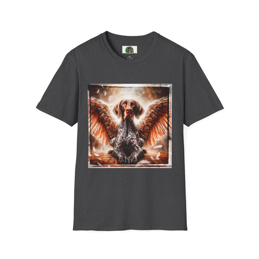 Dog Lover T-Shirt - German Shorthaired Pointer T-Shirt Printify XS Dark Heather
