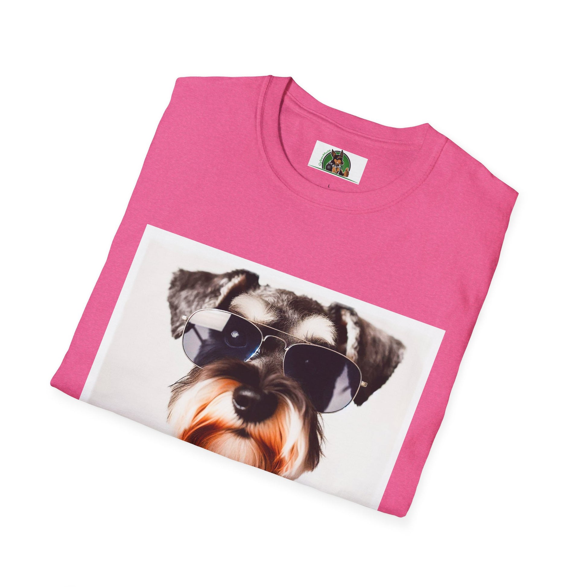 Schnauzer T-Shirt with Miniature Schnauzer Design T-Shirt Printify   