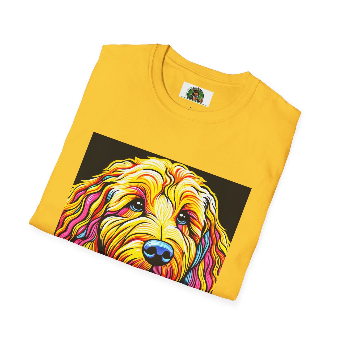 Golden Doodle pretty colors t shirt