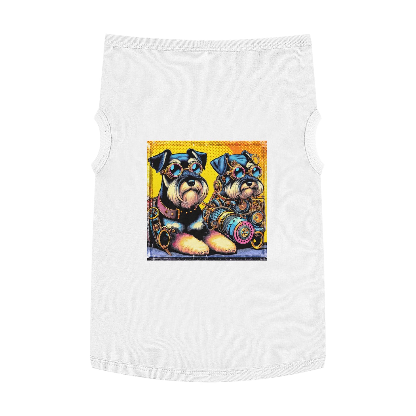 Pet Tank Top Miniature Schnauzer Pets Printify   