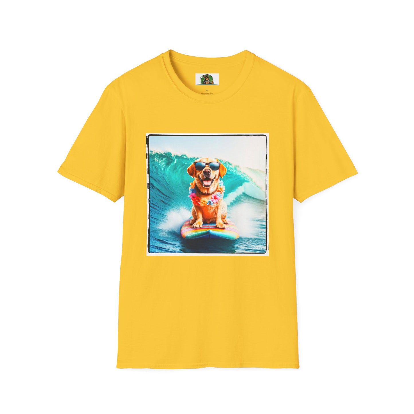 Labrador Retriever crashing waves shirt T-Shirt Printify S Daisy