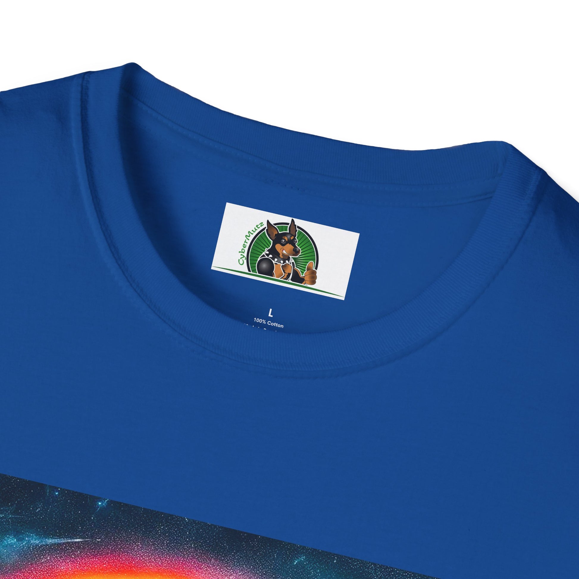 Jack Russell Moonlit Rainbow Bridge T-Shirt Printify