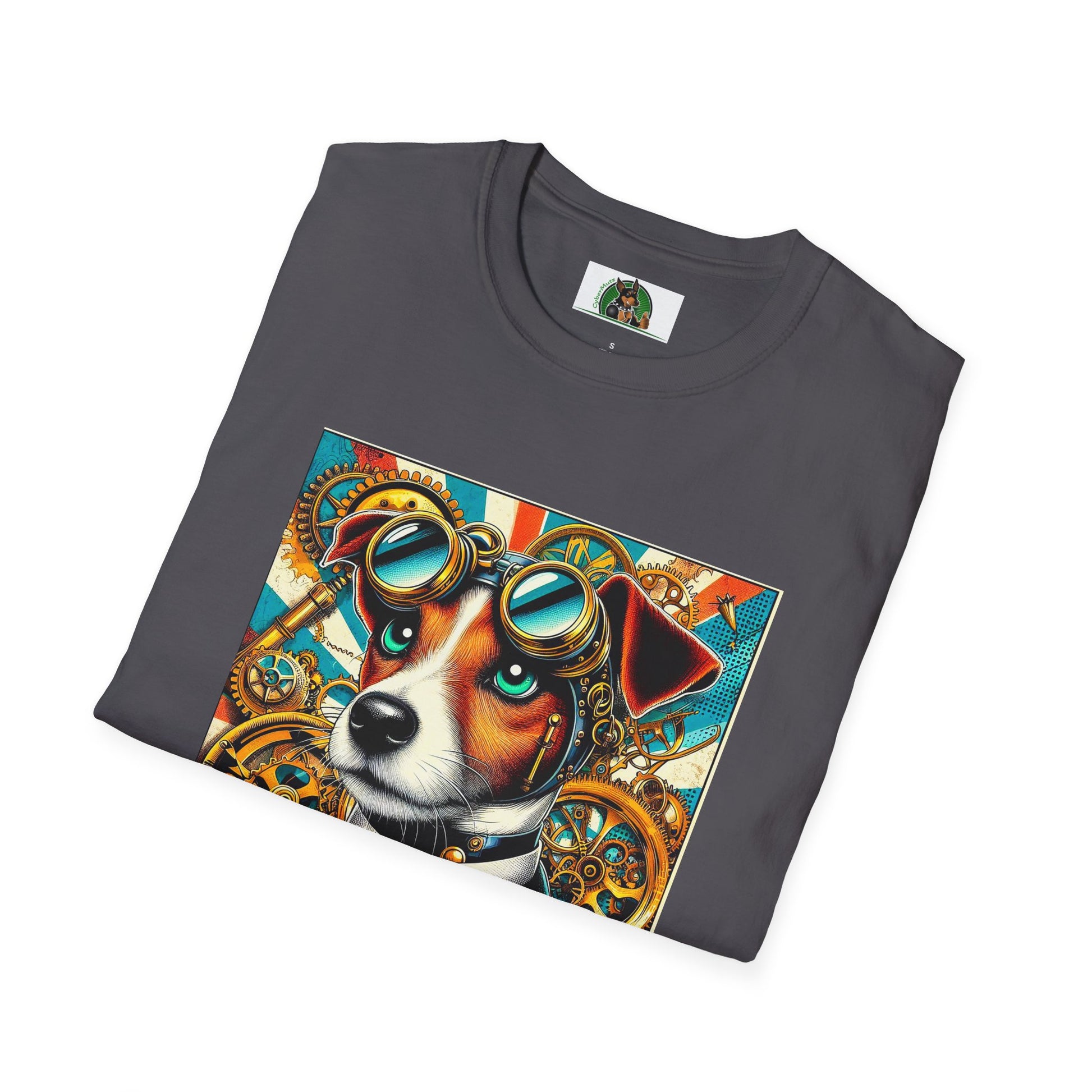 Jack Russell Steampunk T-Shirt Printify
