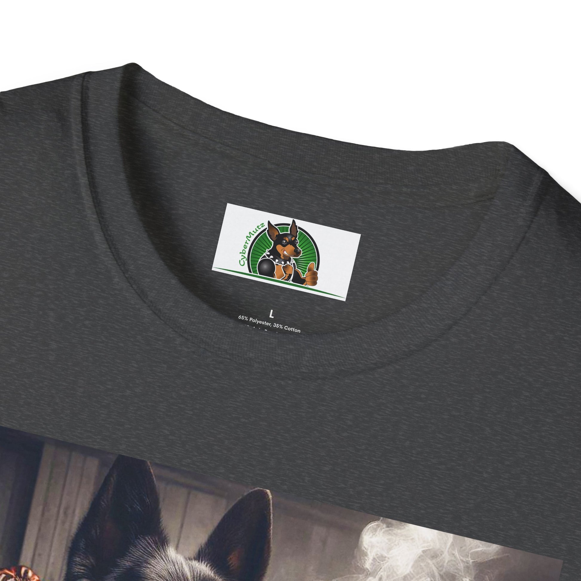 German Shepherd playing poker shirt T-Shirt Printify