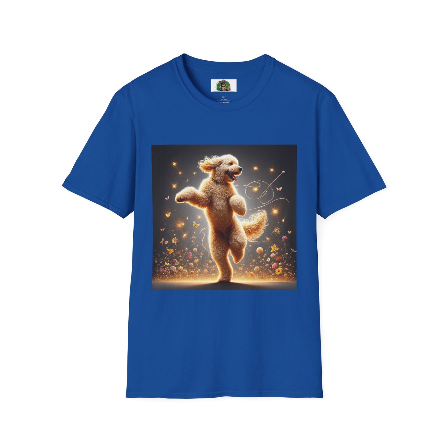 Dancing Golden Doodle T-Shirt T-Shirt Printify XS Royal