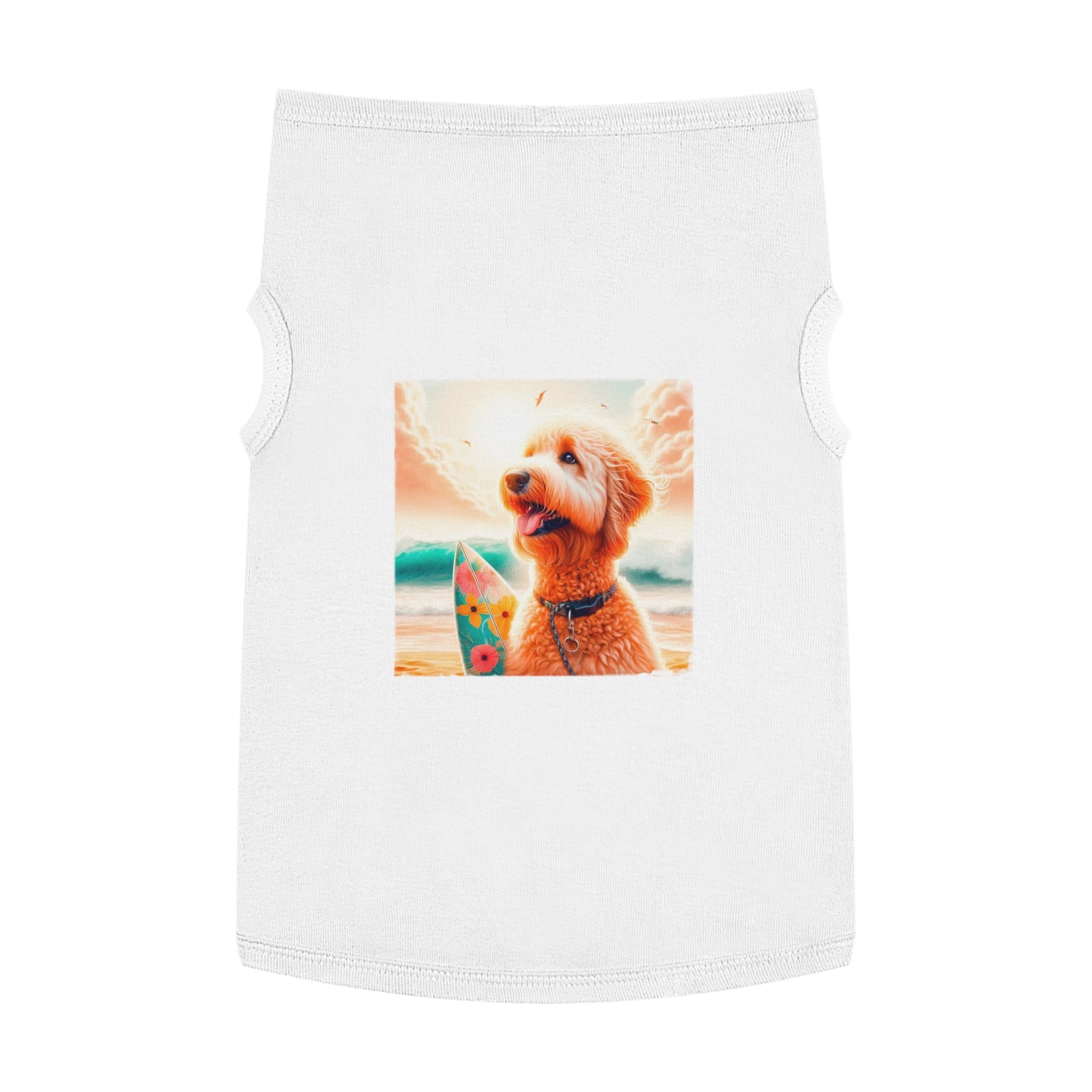 Pet Tank Golden Doodle Pets Printify XL White 