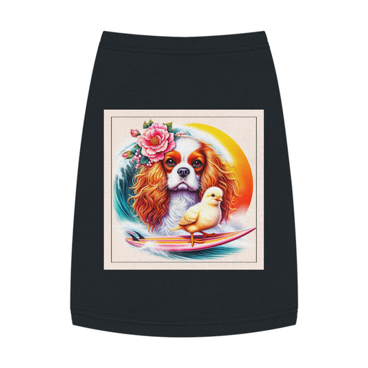 Pet Tank Top Cavalier King Charles Spaniel Pets Printify M Black