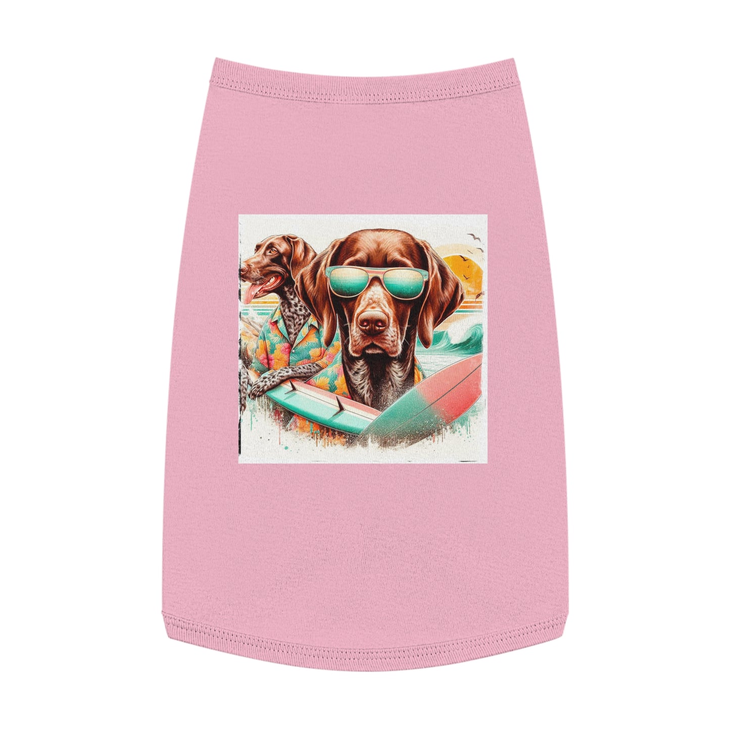 Pet Tank Top German Shorthaired Pointer Pets Printify L Pink 