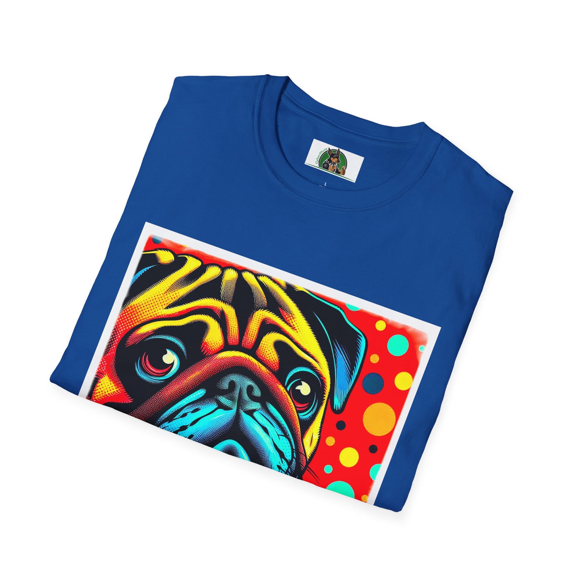 Pugs Pop Art T-Shirt T-Shirt Printify