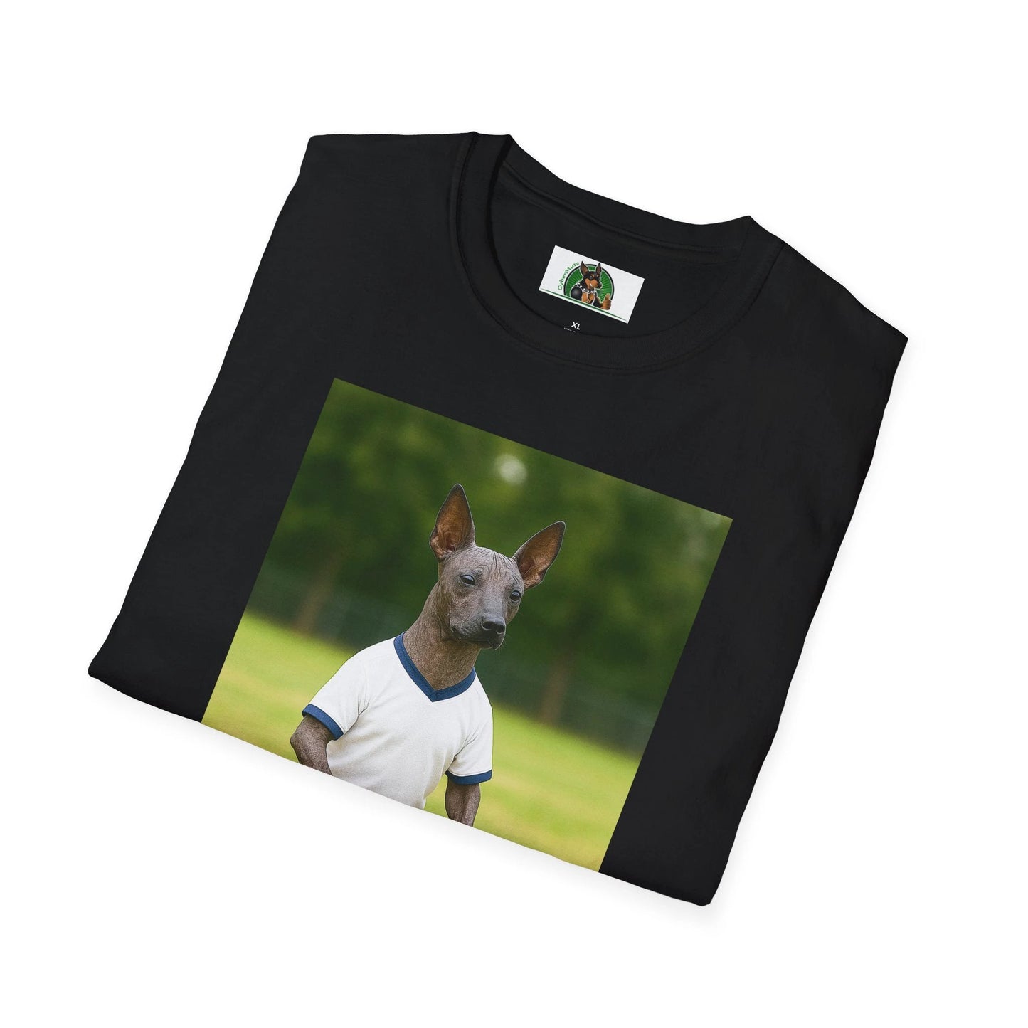 Mexican Hairless Dog Soccer T-Shirt — Dog Lover Sports Tee by Printify