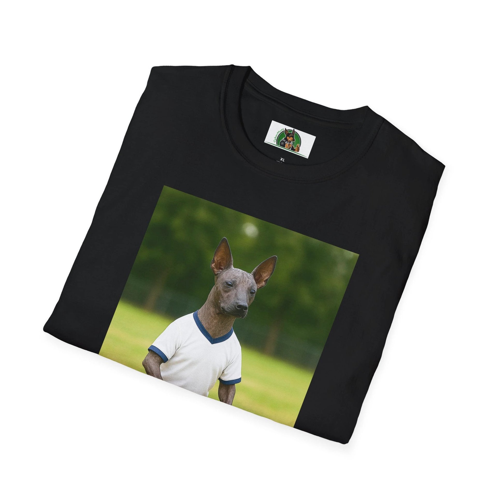 Mexican Hairless Dog Soccer T-Shirt — Dog Lover Sports Tee by Printify