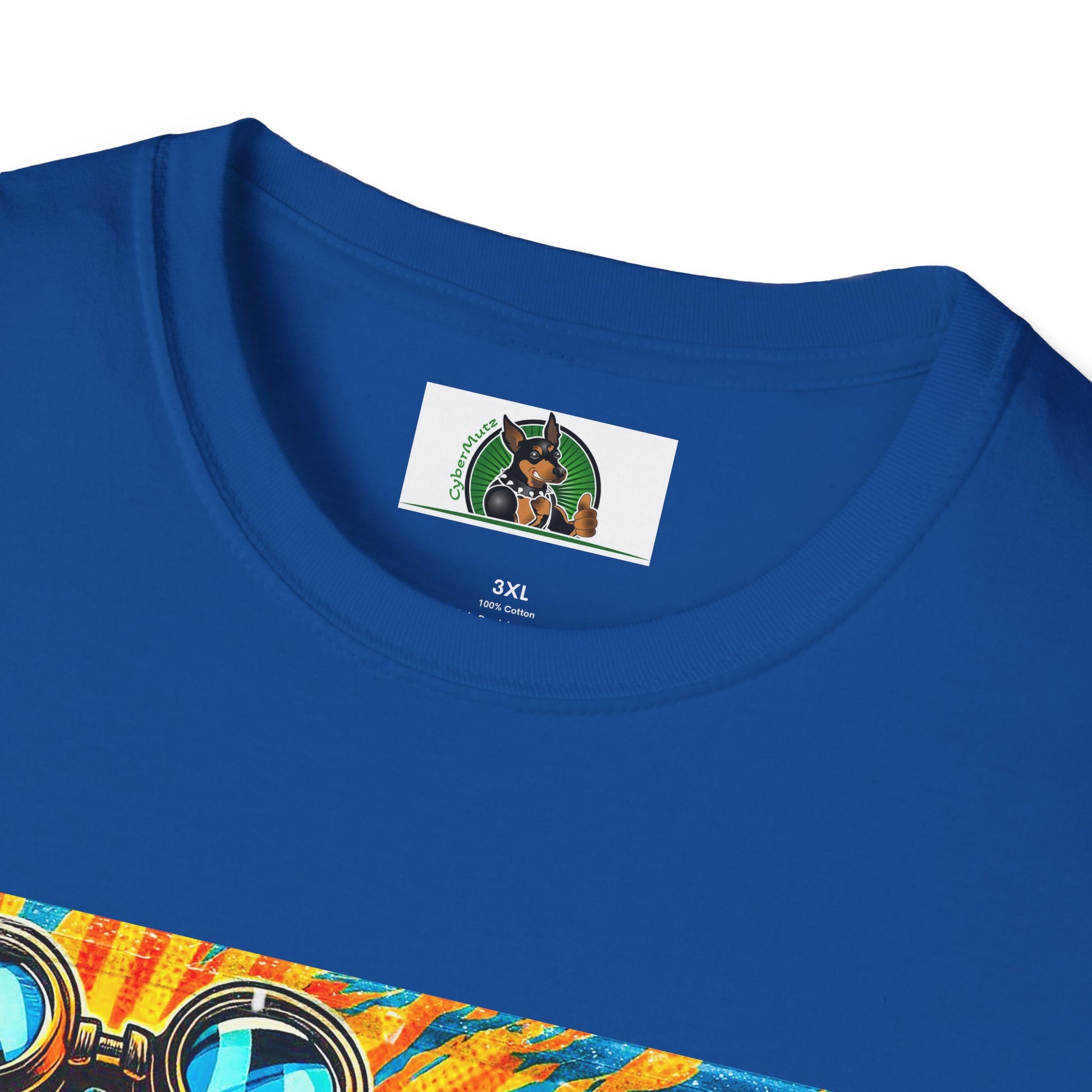 Pit Bull colorful steam punk shirt T-Shirt Printify