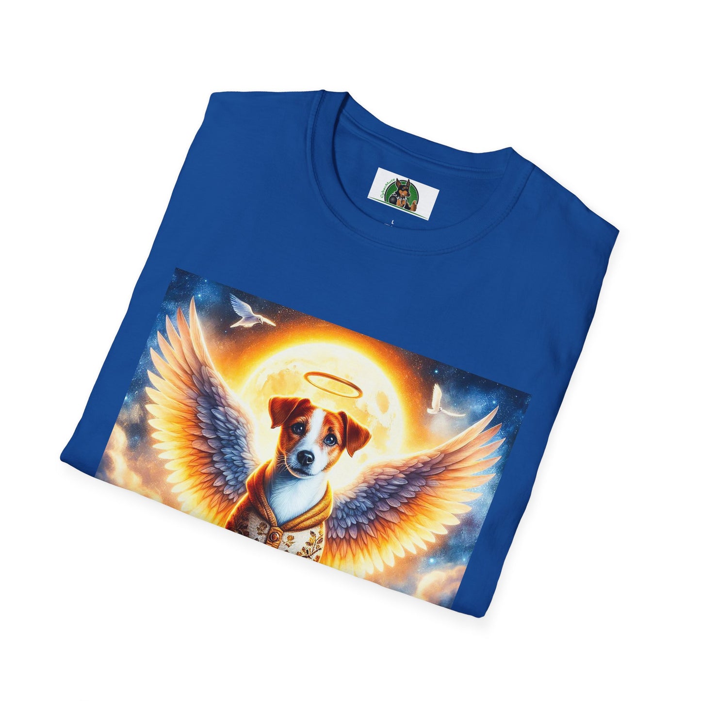 Jack Russell Golden Angel T-Shirt Printify
