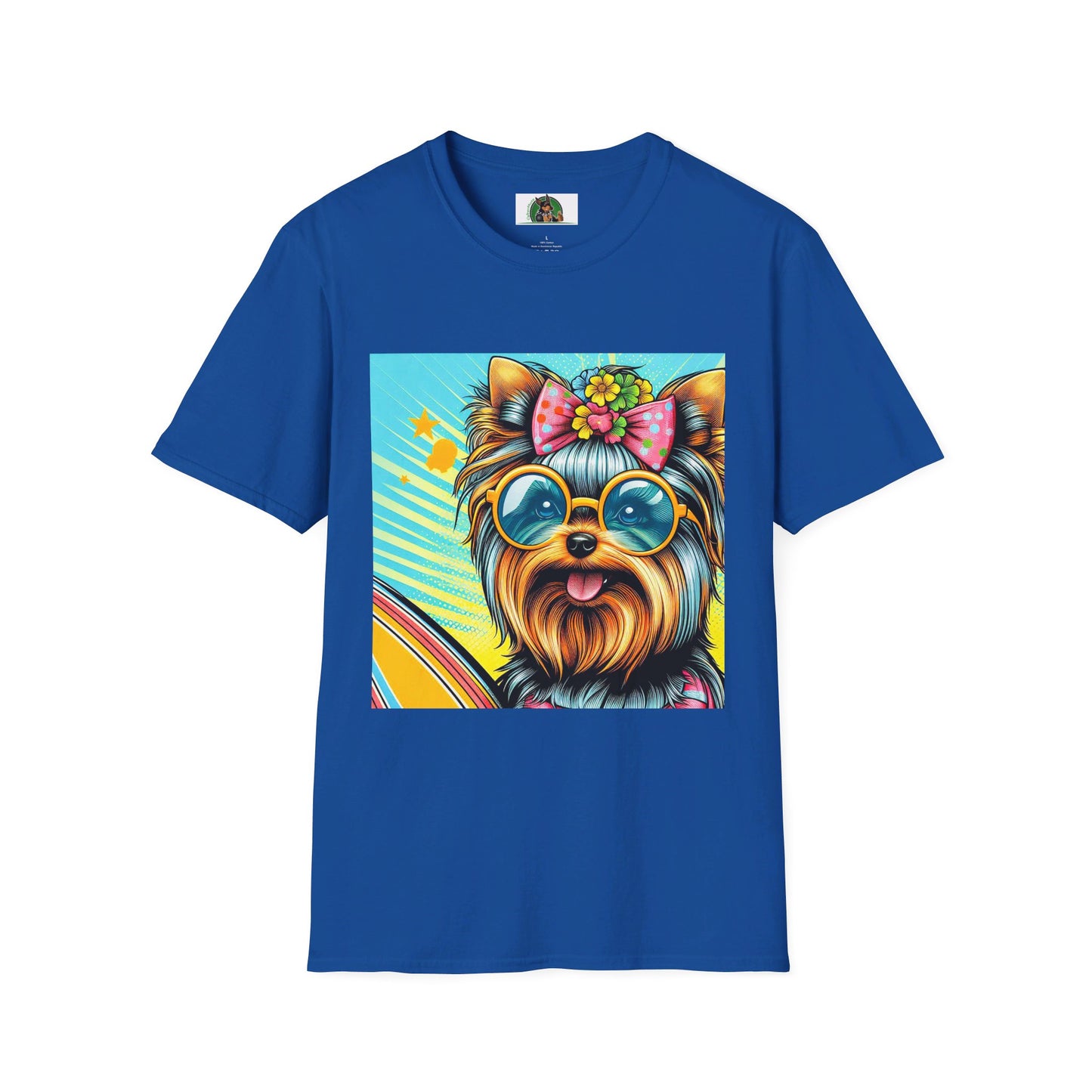 Yorkie T-Shirt Printify S Royal 