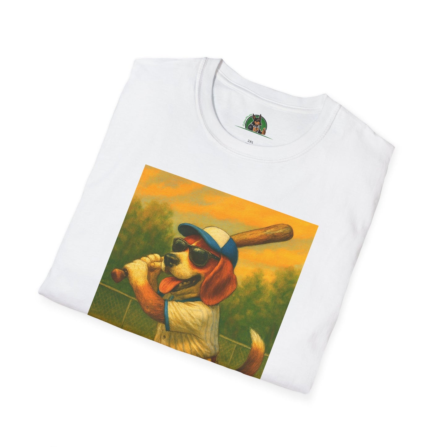 Sports Beagle Baseball T-Shirt T-Shirt Printify
