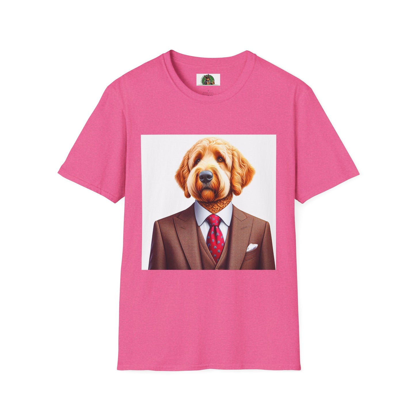 Golden Doodle T-Shirt Printify S Heather Heliconia