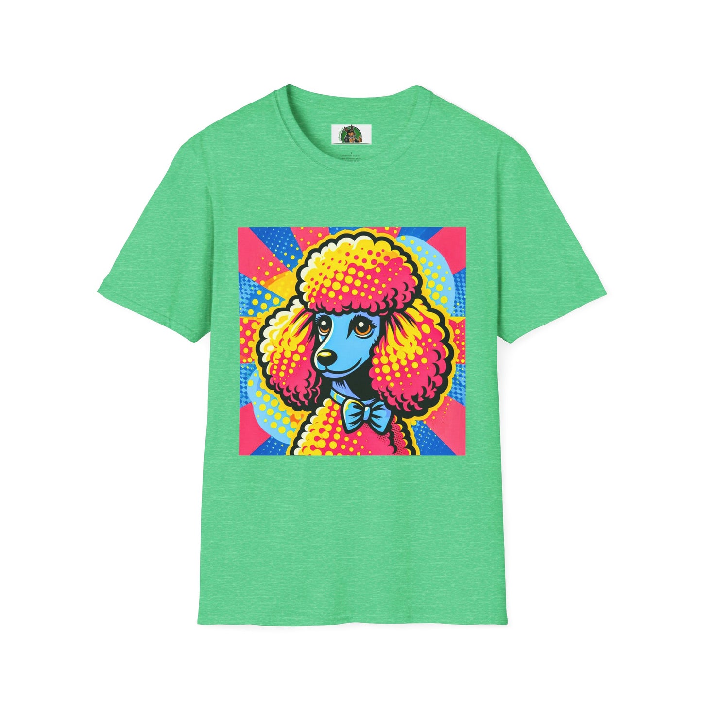 Poodle T-Shirt Printify S Heather Irish Green