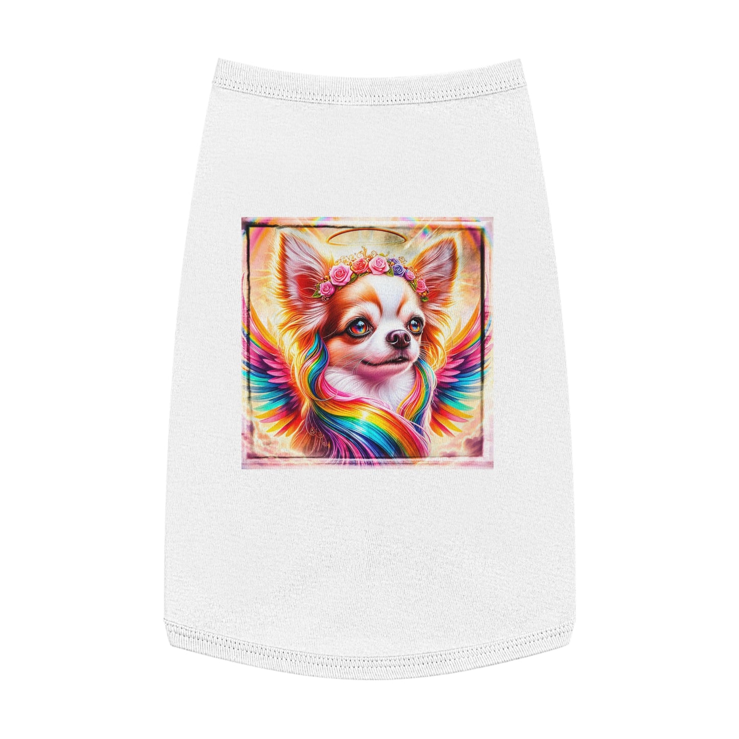 Pet Tank Top Chihuahua Pets Printify L White