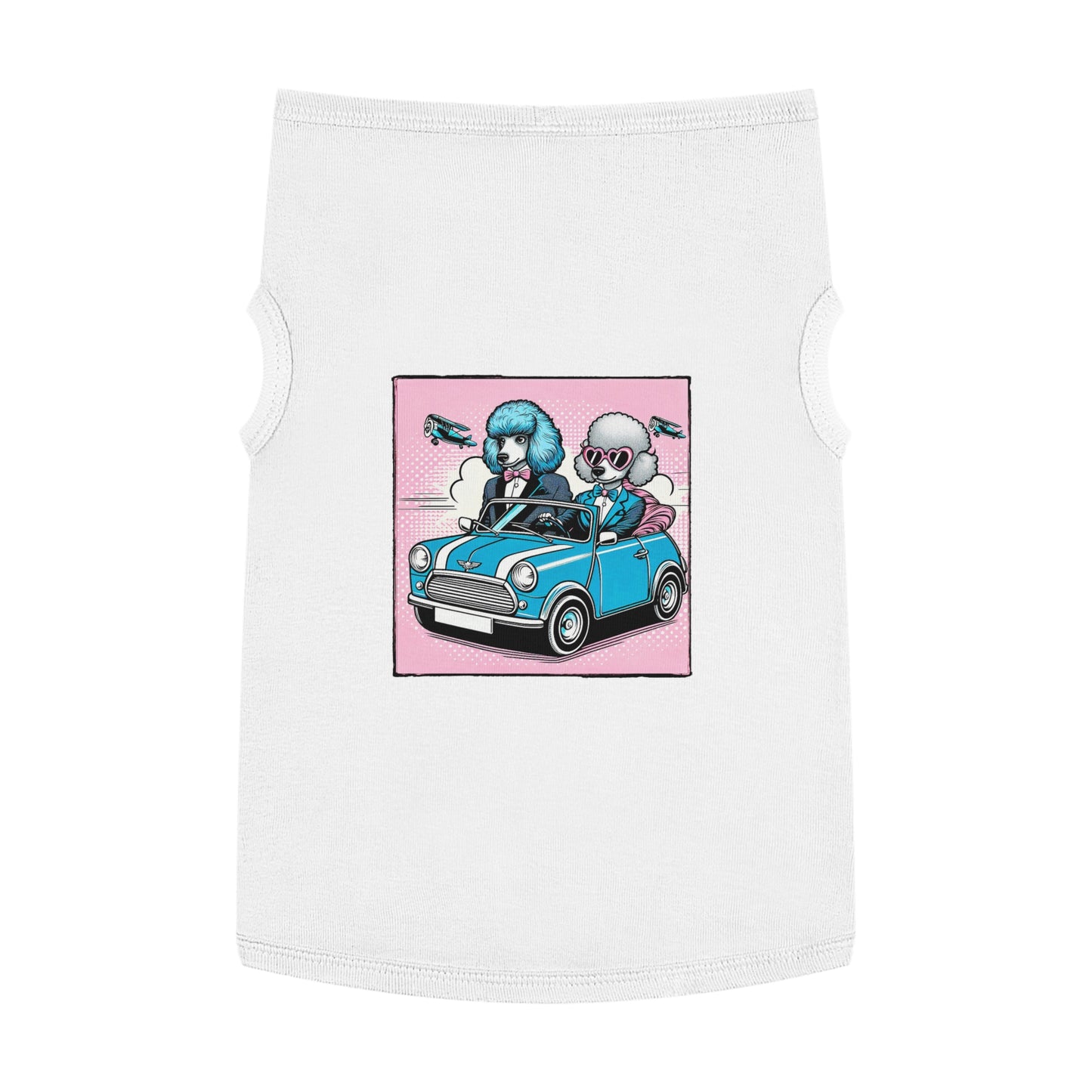 Wacky Pet Tank Top Poodle Pets Printify   