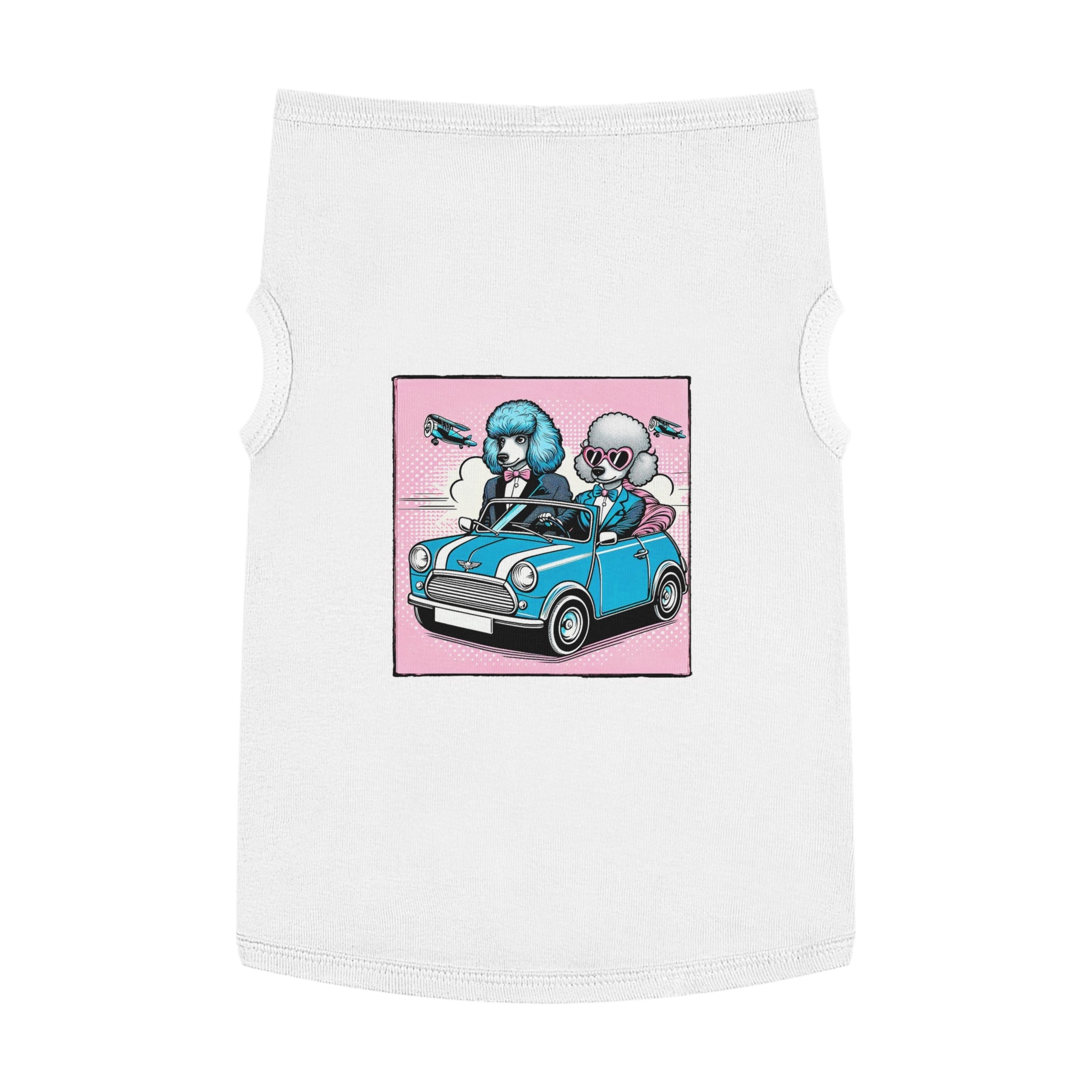 Wacky Pet Tank Top Poodle Pets Printify   