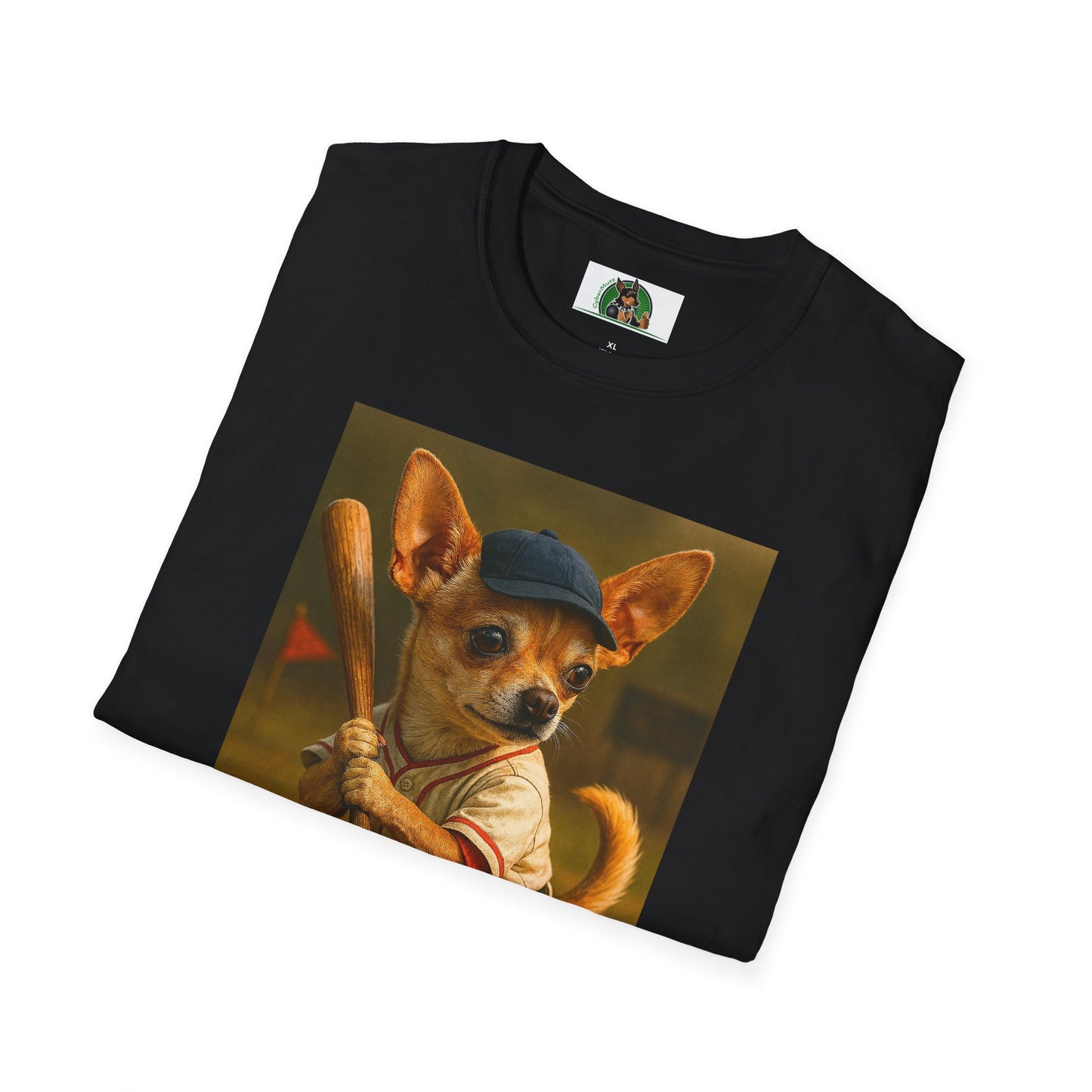Chihuahua Baseball T-Shirt Sports T-Shirt Printify