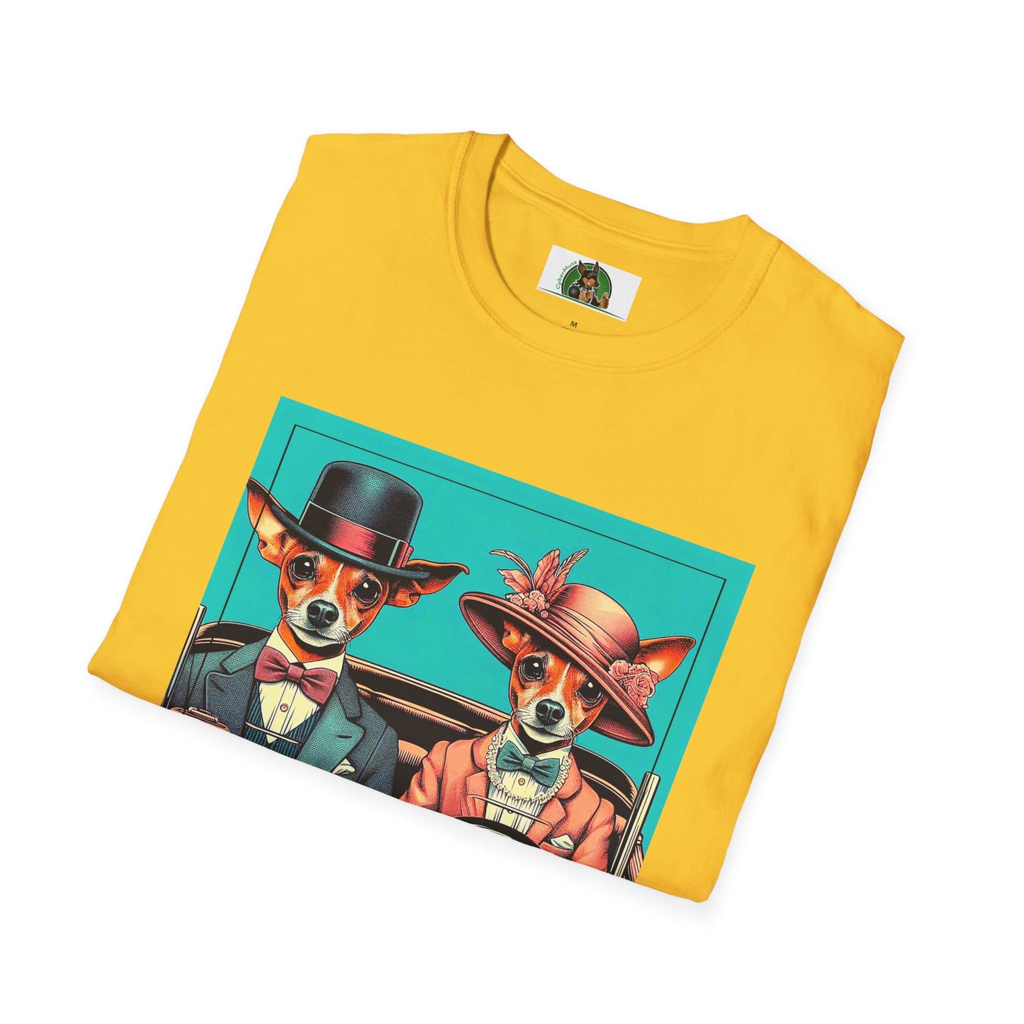 Wacky Min Pin T-Shirt 30s couple