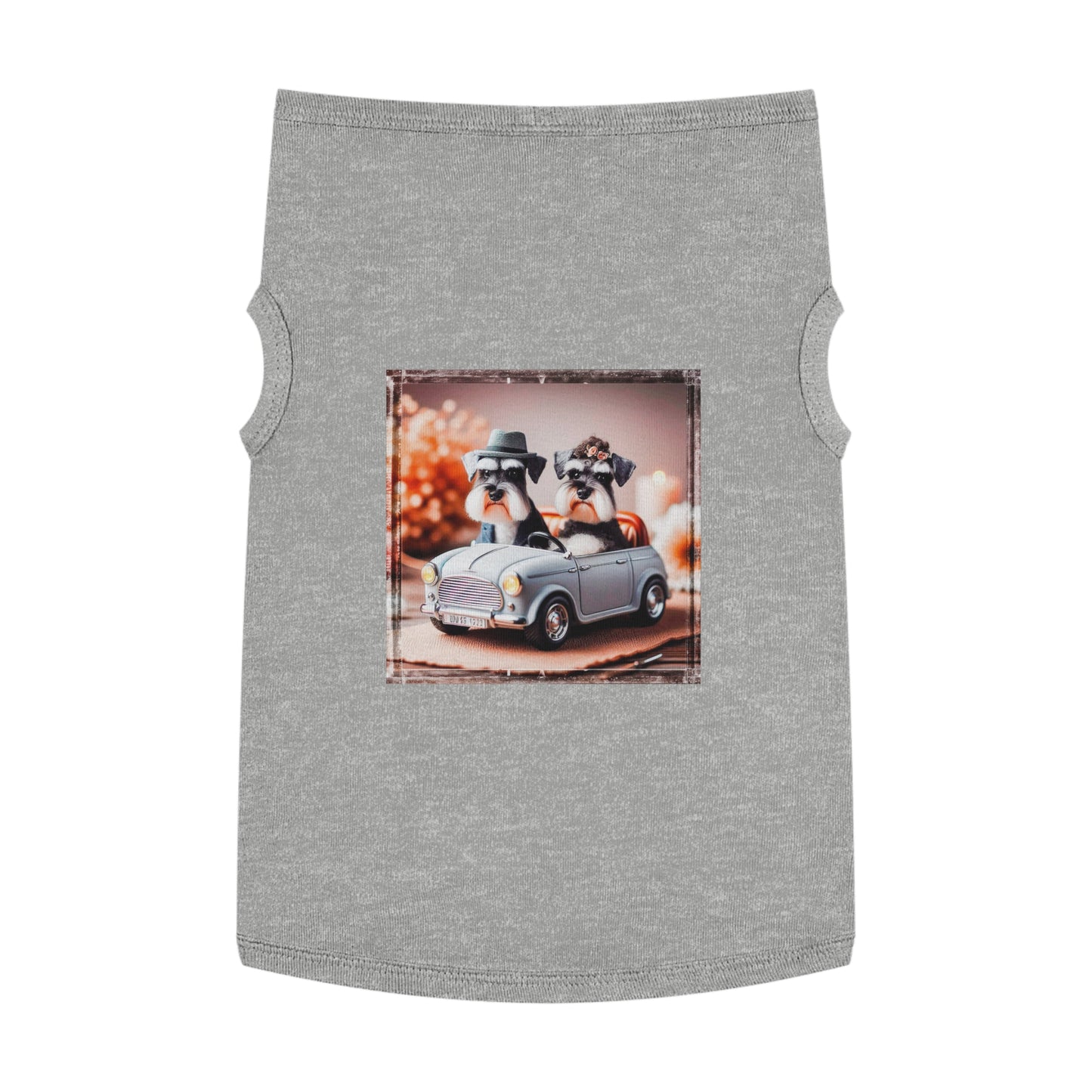 Wacky Pet Tank Top Miniature Schnauzer Pets Printify XL Heather 