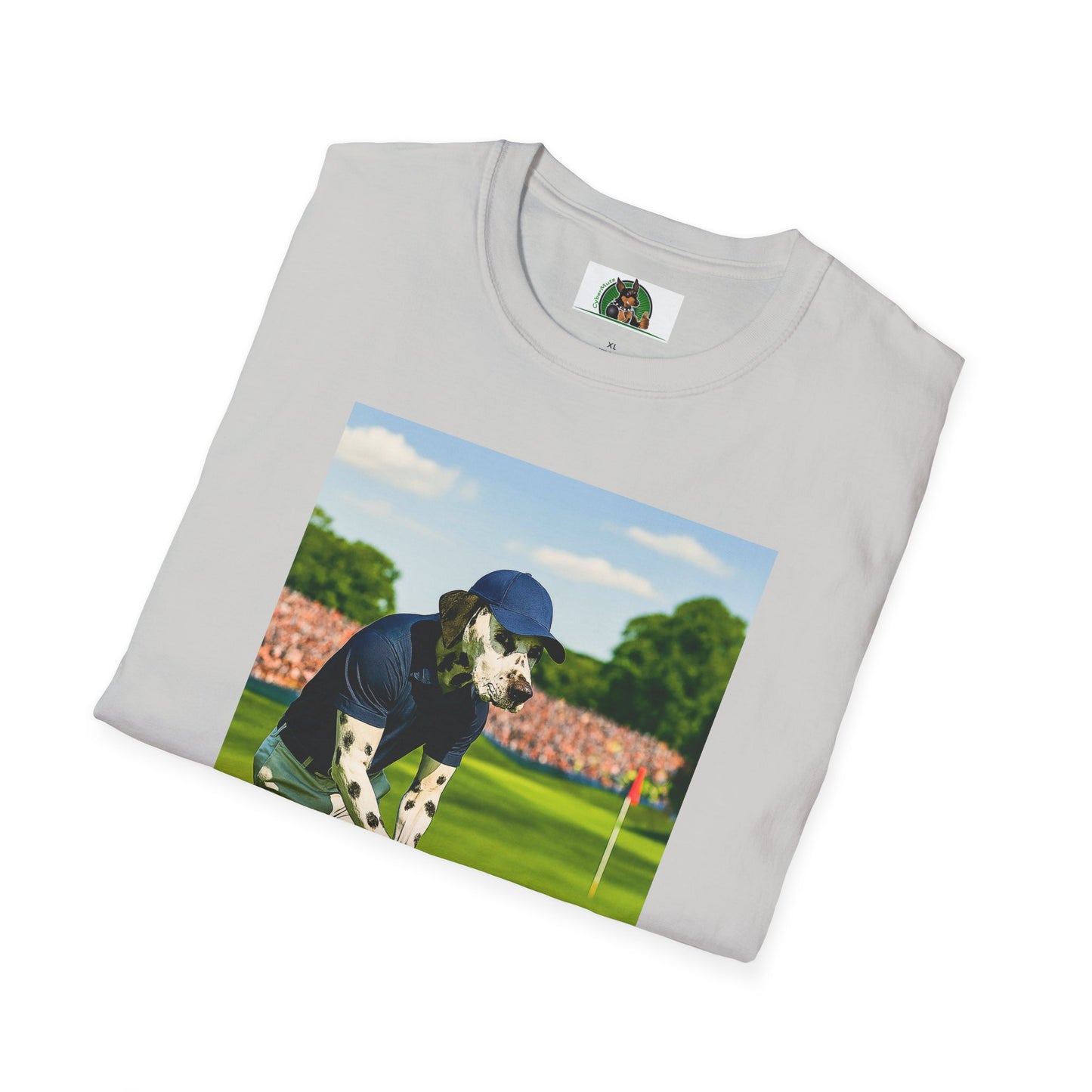 Golf Dalmatian Sports T-Shirt