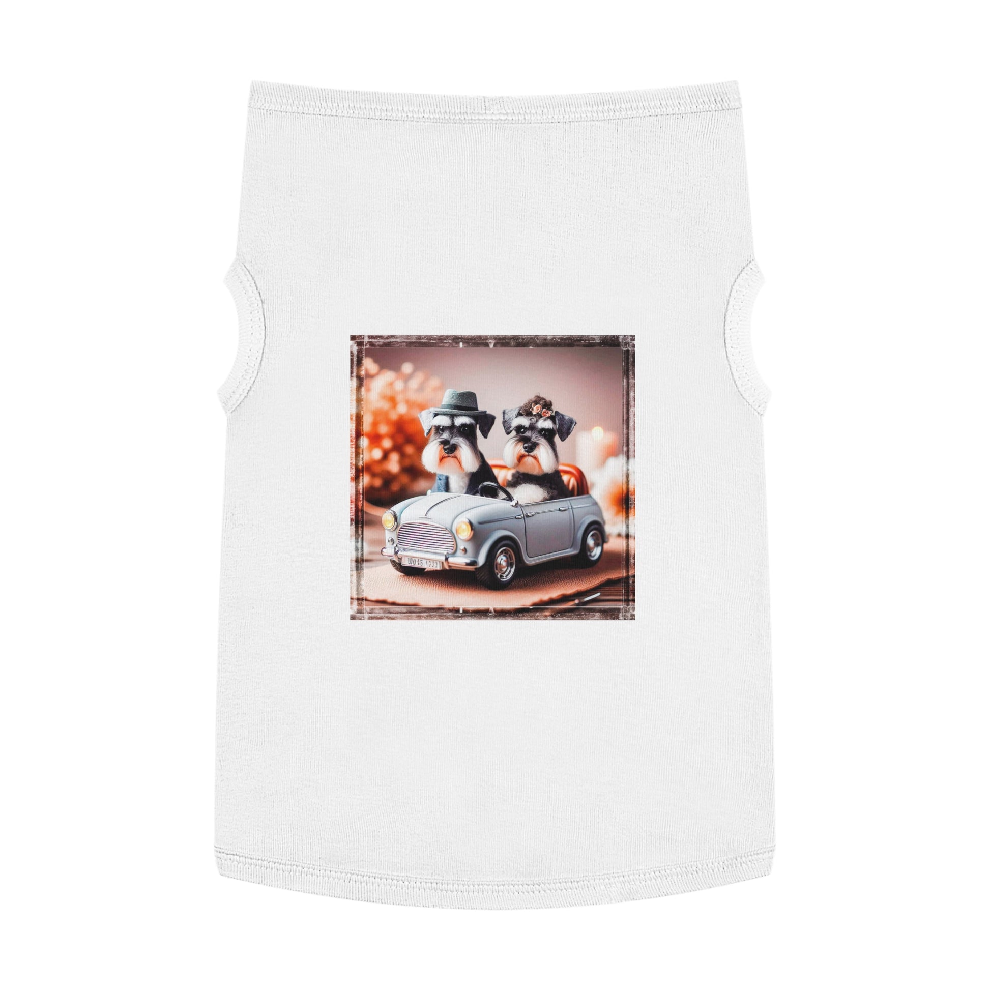 Wacky Pet Tank Top Miniature Schnauzer Pets Printify   