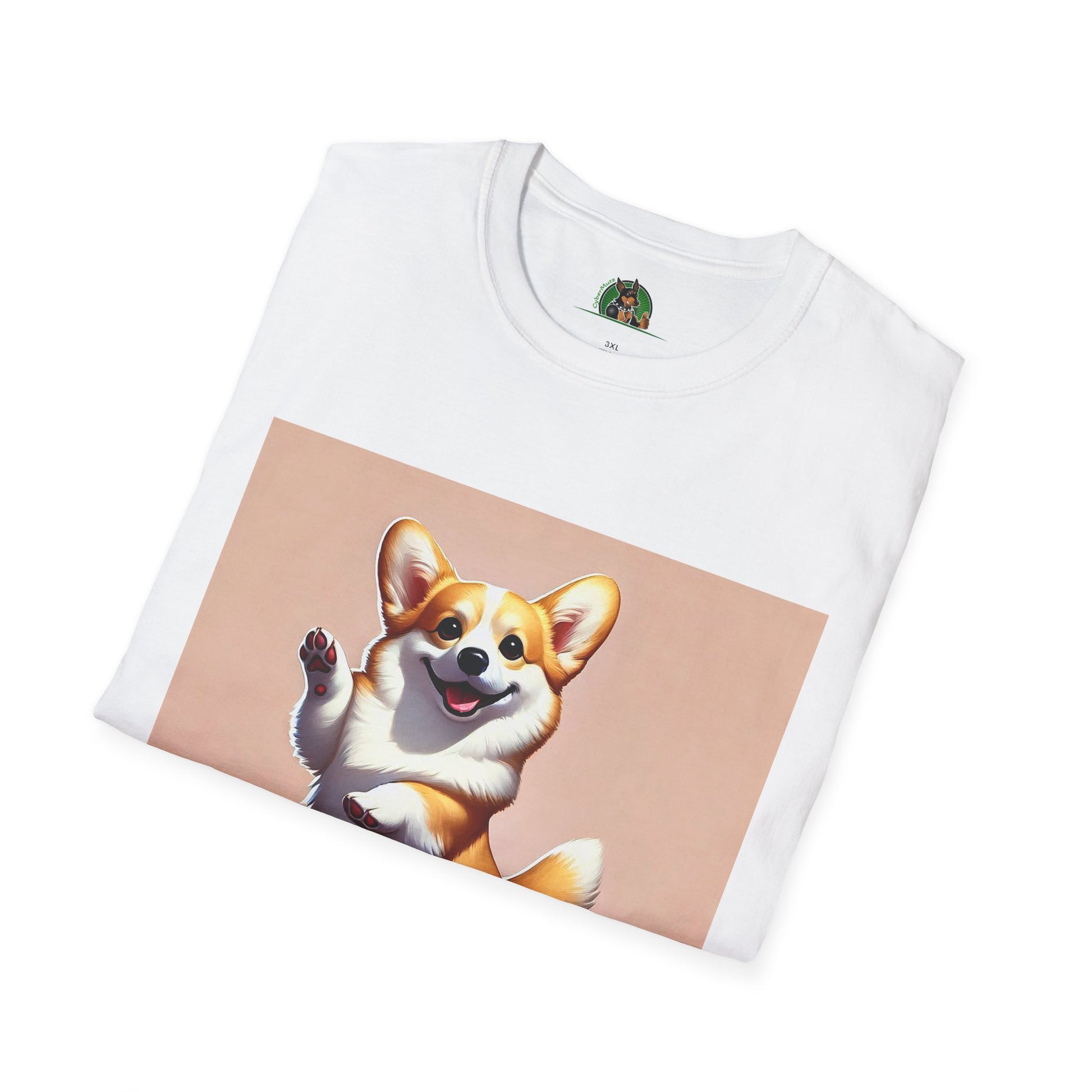 Dancing Pembroke Welsh Corgi T-Shirt T-Shirt Printify