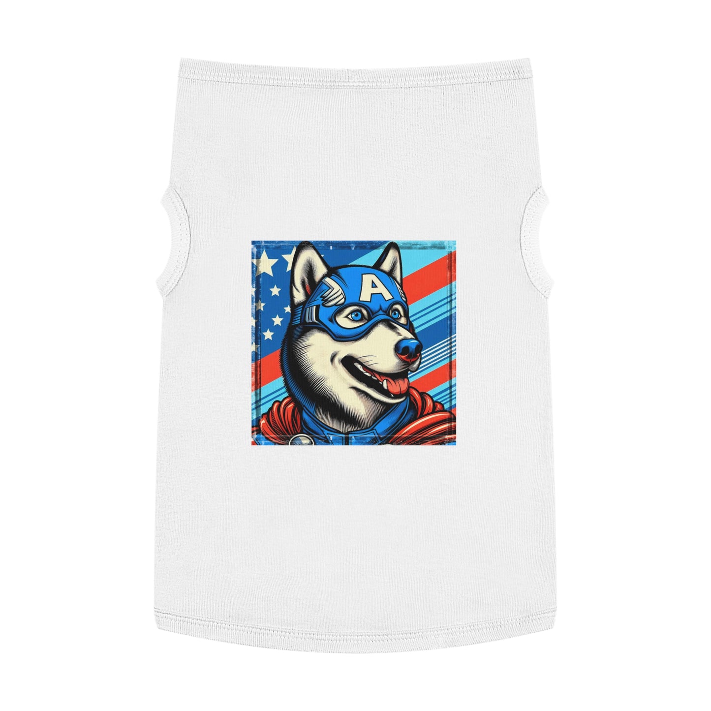 Pet Tank Top Husky Pets Printify XL White