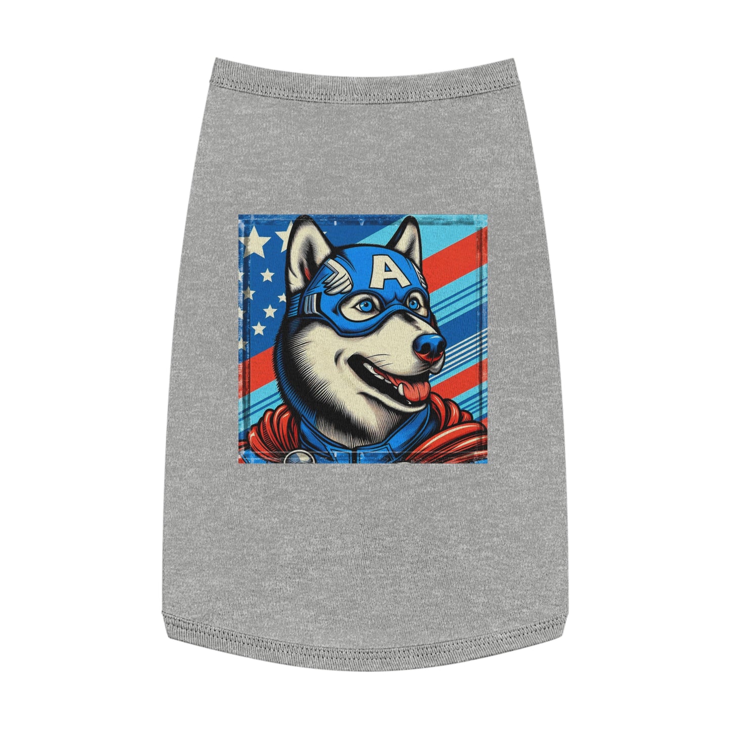 Pet Tank Top Husky Pets Printify L Heather