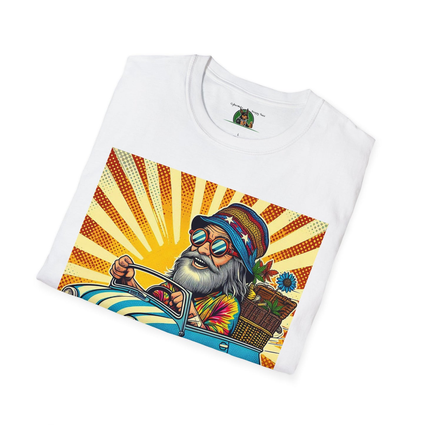 Wacky Retired Dude T-Shirt Printify   