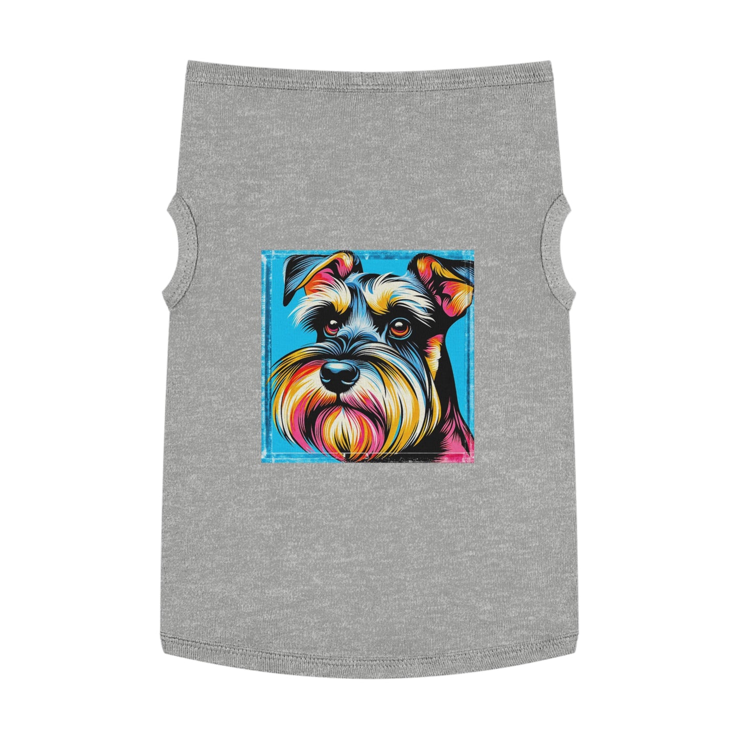 Pet Tank Top Miniature Schnauzer Pets Printify XL Heather 