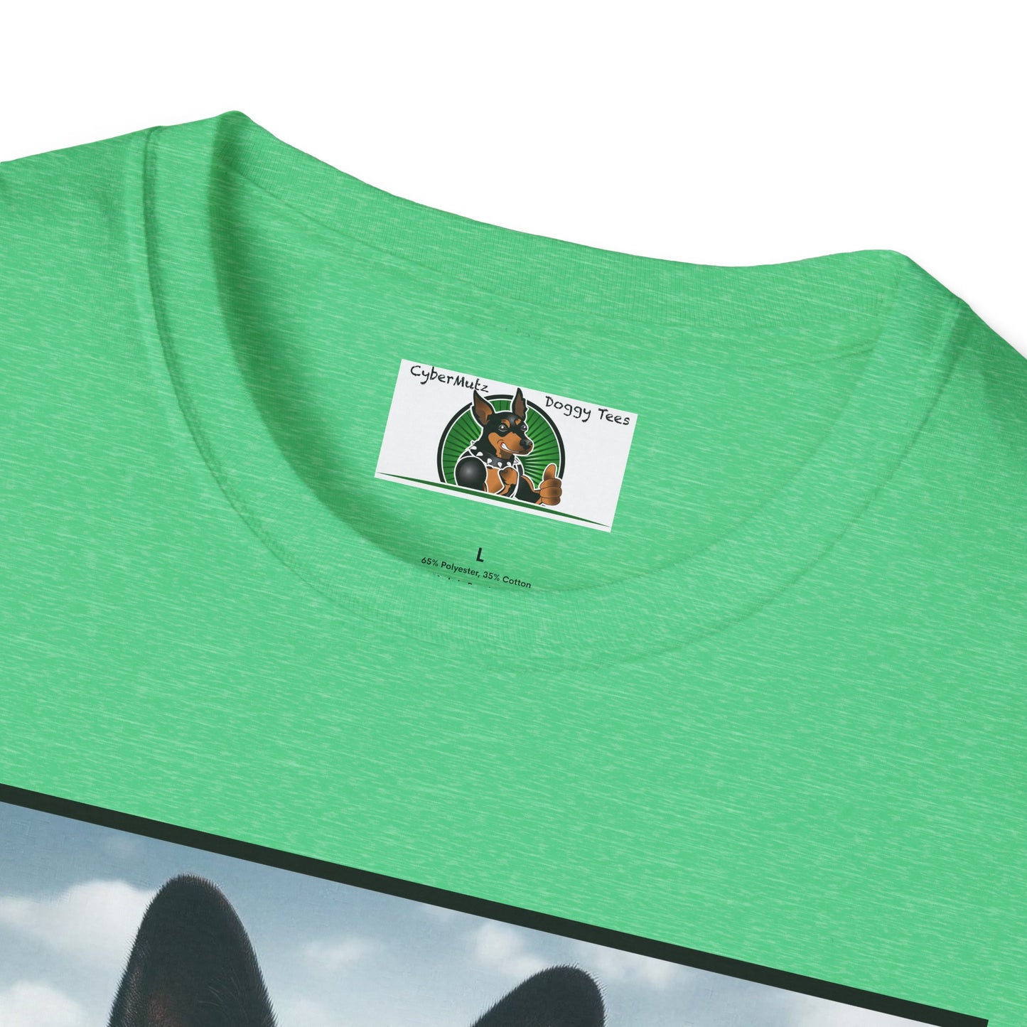 German Shepherd Agent Dog Single Image of Dog  Unisex Softstyle T-Shirt