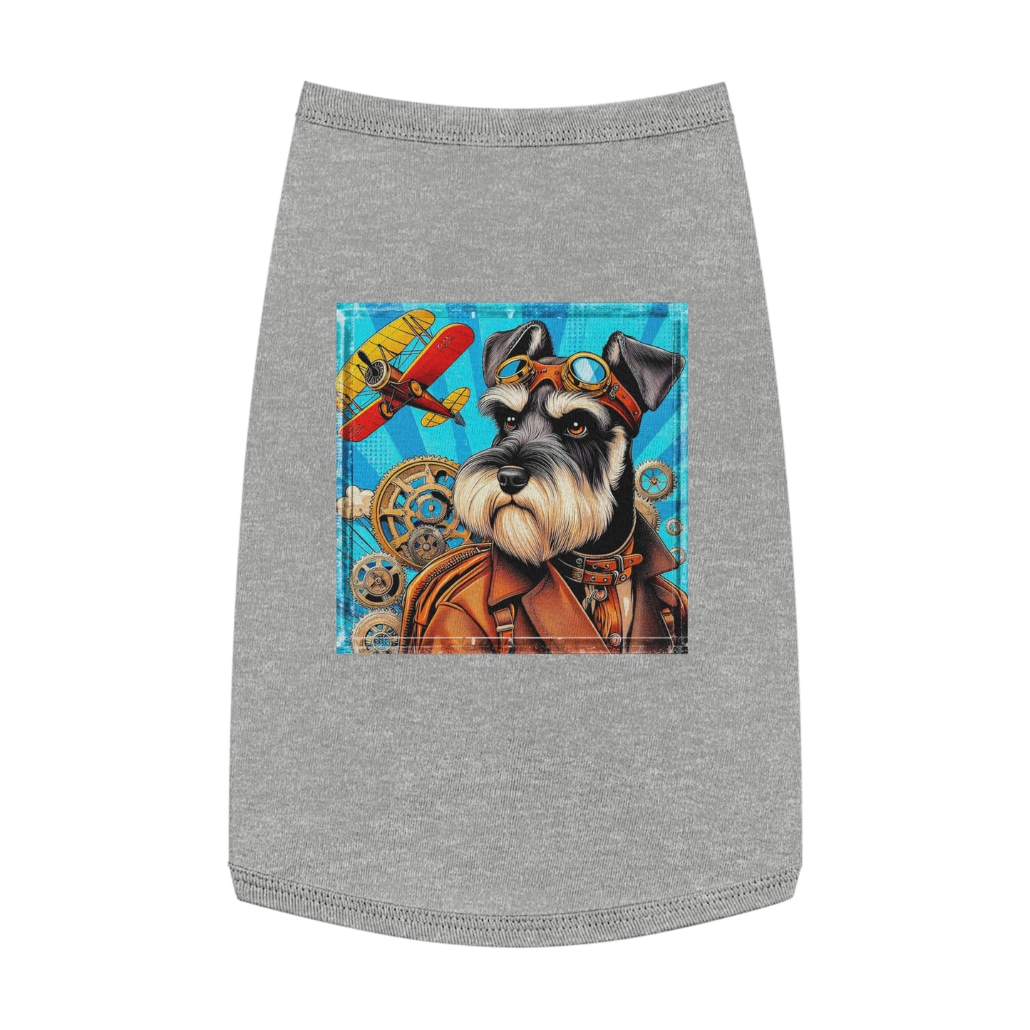 Pet Tank Top Miniature Schnauzer Pets Printify   