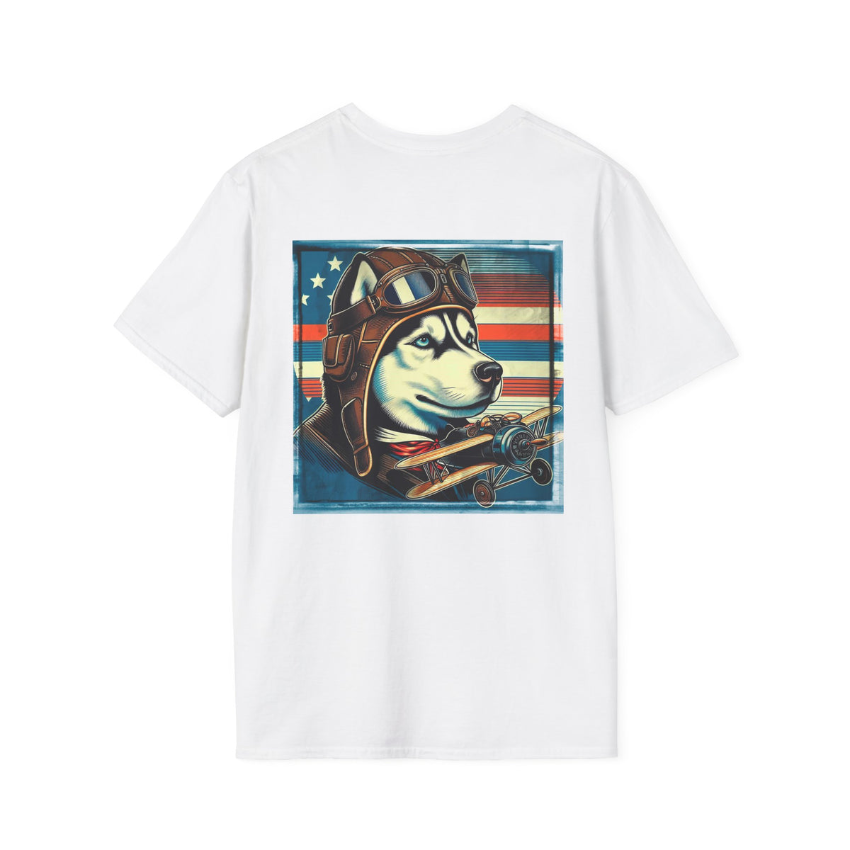 Husky hero shirt Back Design
