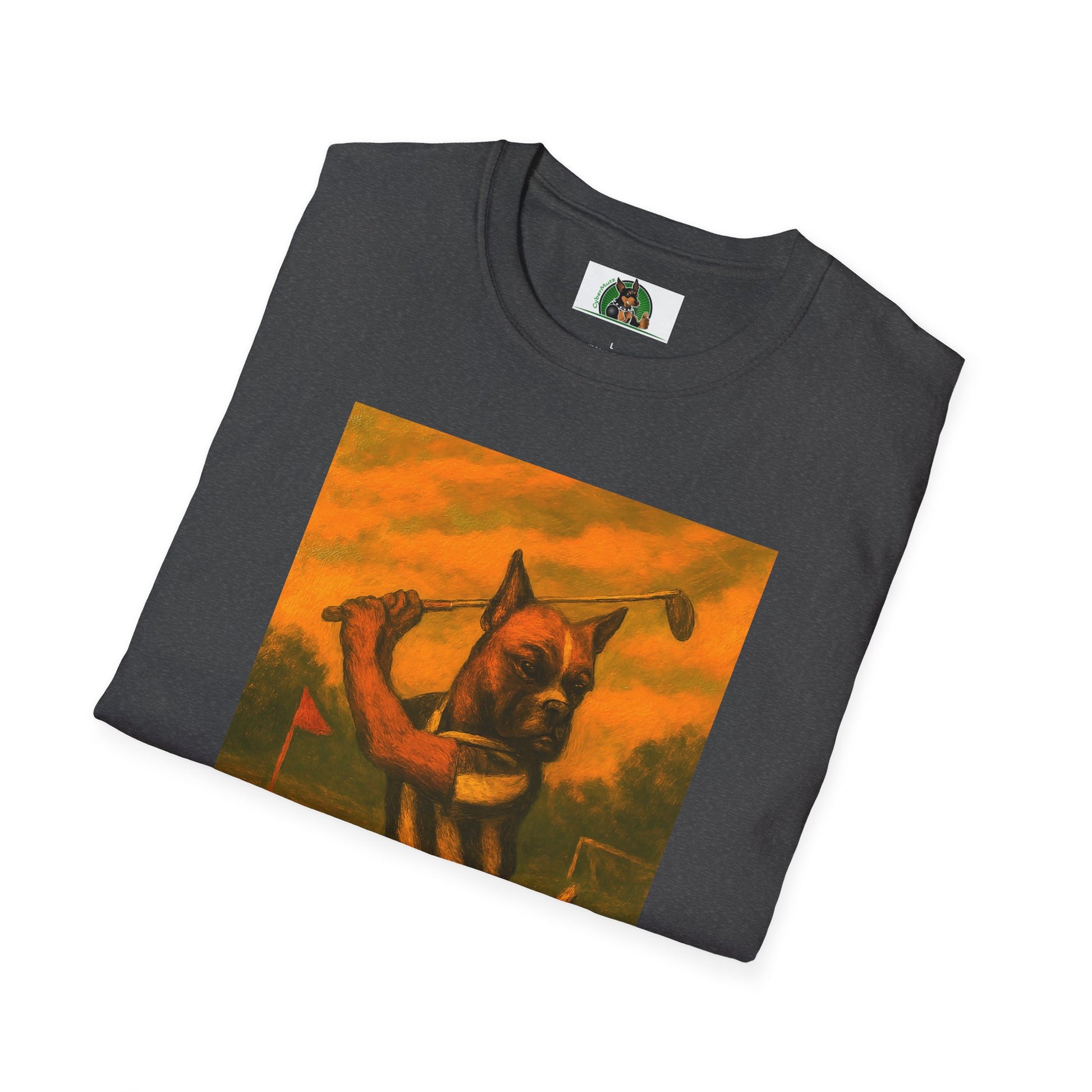 Boxer Puppy Dogs T-Shirt - Sports Golf Unisex T-Shirt Printify