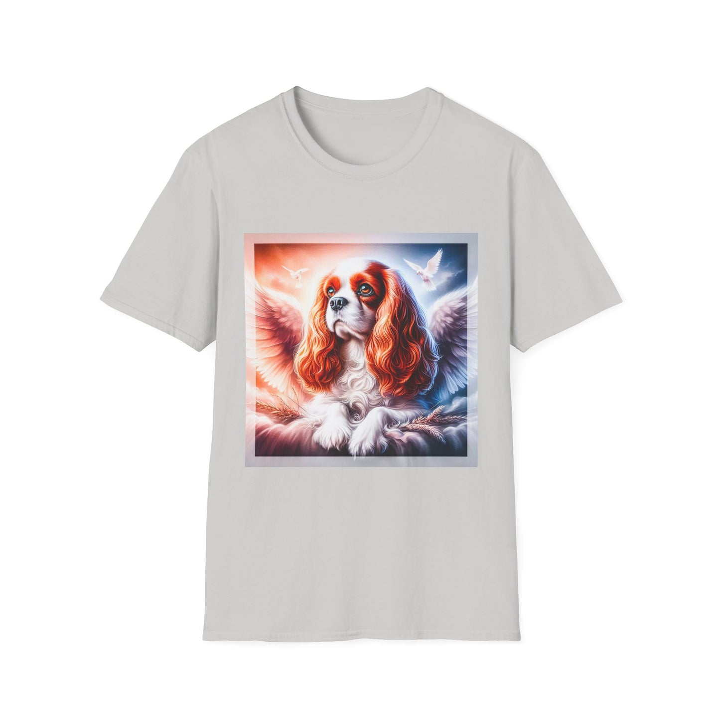 Cavalier King Charles Spaniel T-Shirt Printify S Ice Grey 