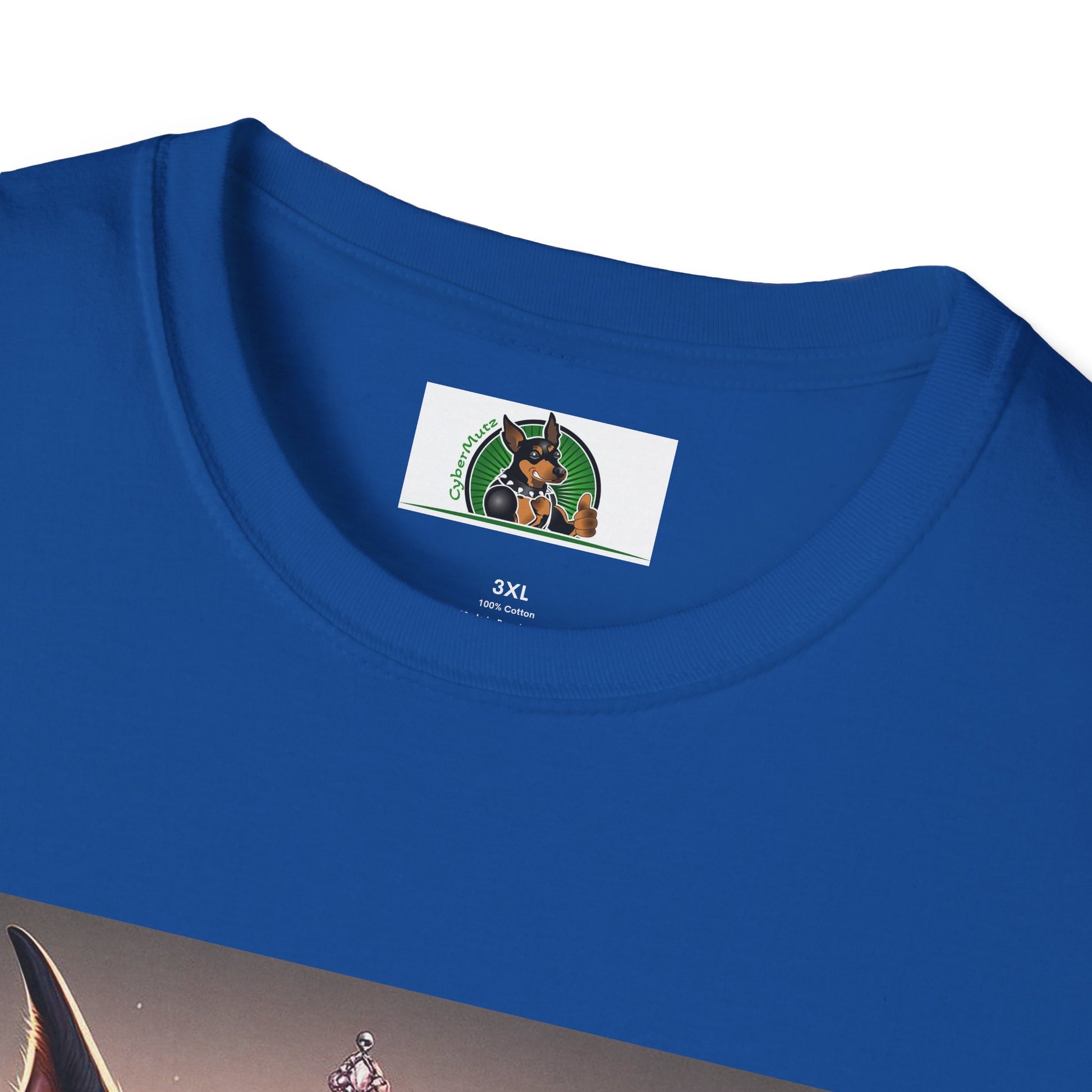 Dog Lover T-shirt - Girl Doberman with Tiara T-Shirt Printify