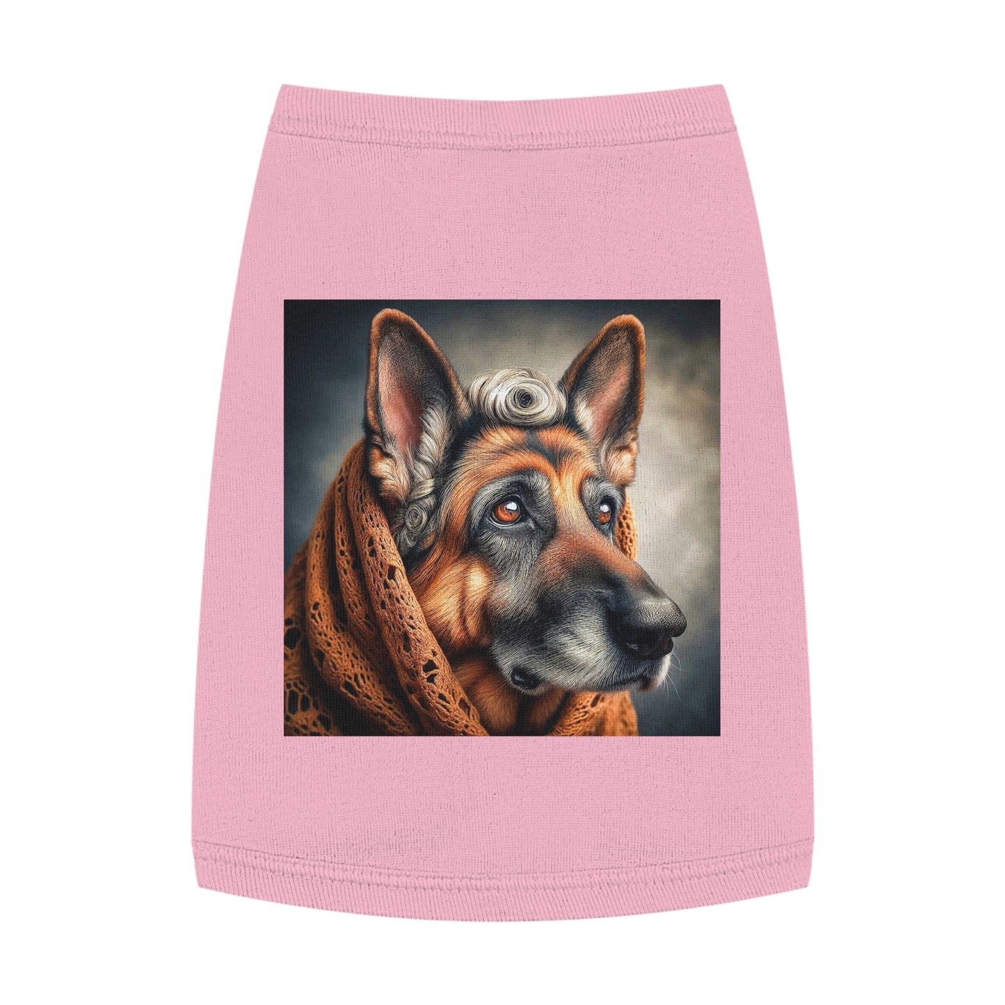 Pet Tank Top German Shepherd Pets Printify M Pink 