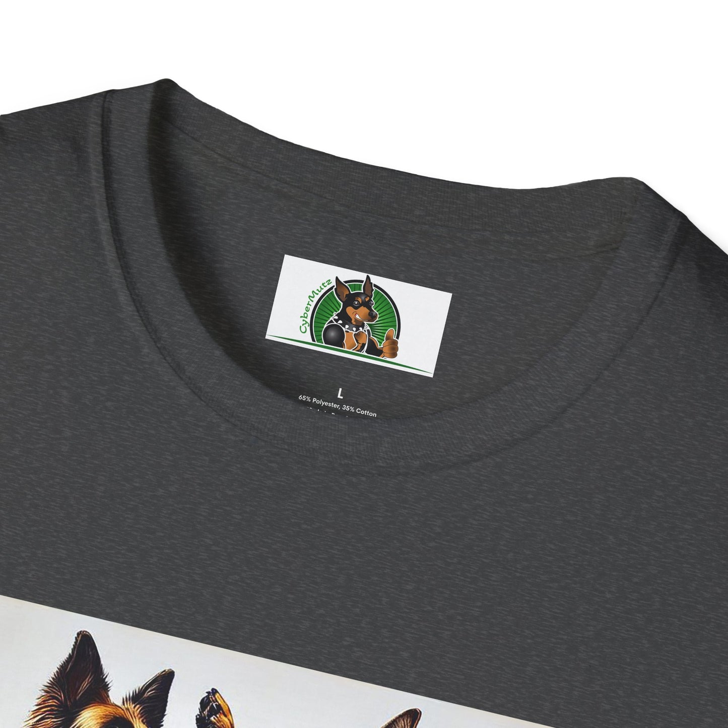 Dancing German Shepherd Unisex T-Shirt T-Shirt Printify