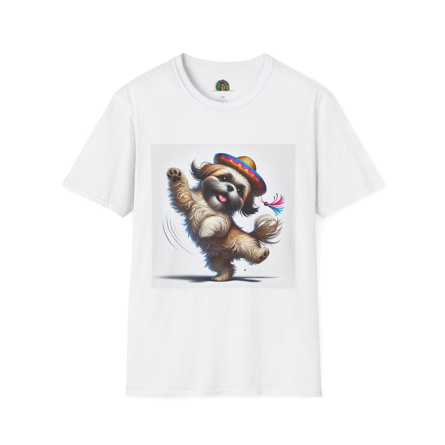 Dancing Shih Tzu T-Shirt T-Shirt Printify XS White