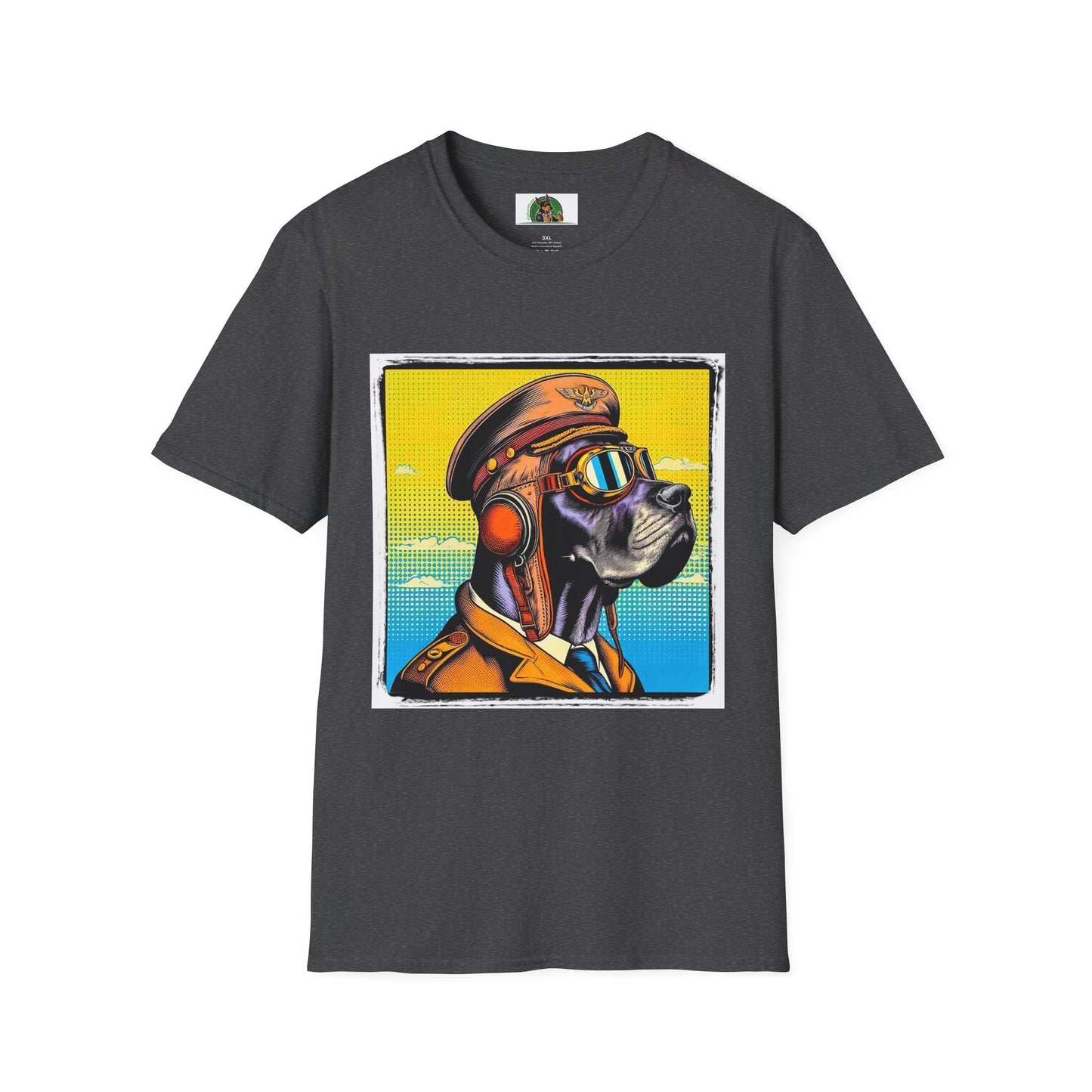 Great Dane T-Shirt Printify XS Dark Heather