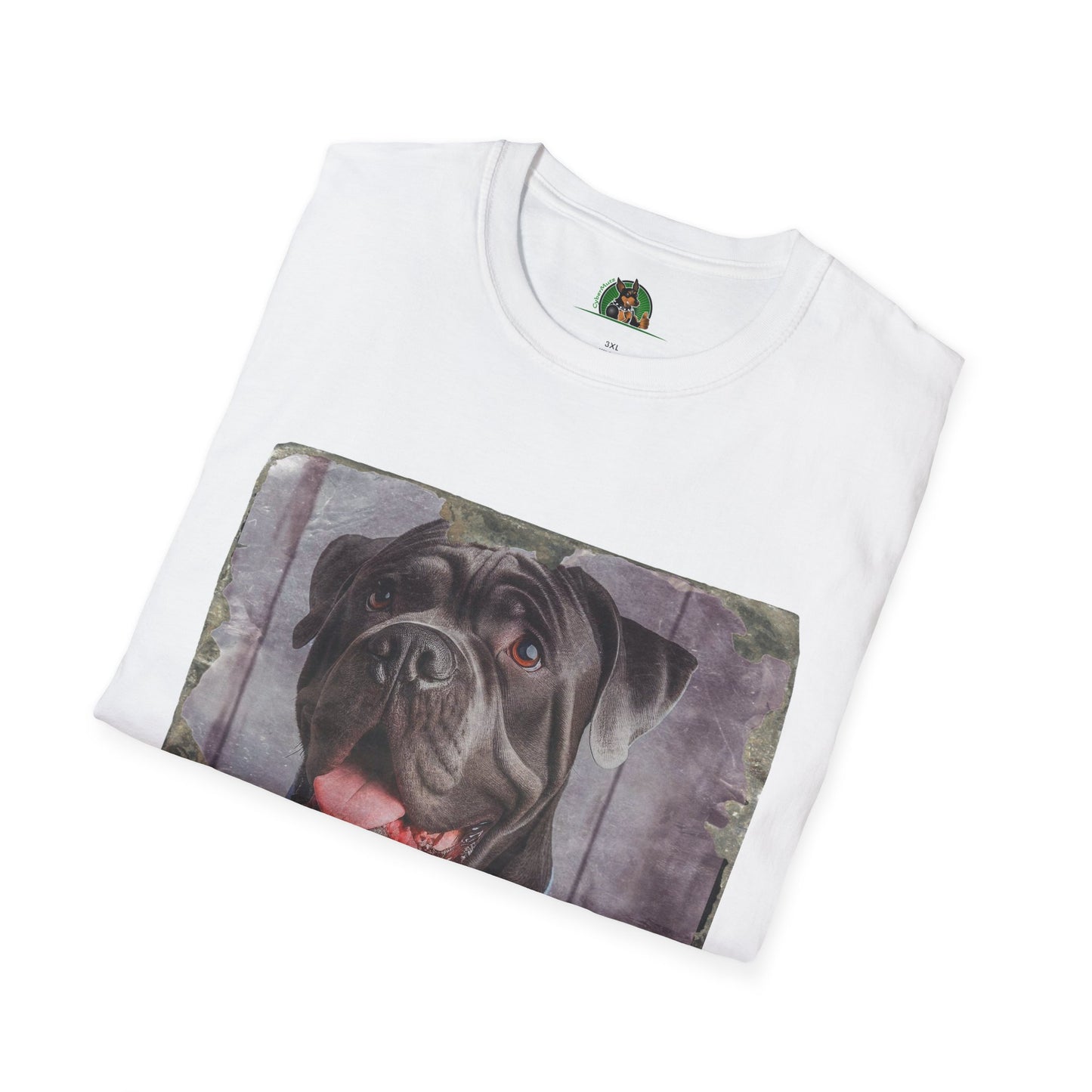 Cane Corso Wearing Suit And Tie TShirt T-Shirt Printify